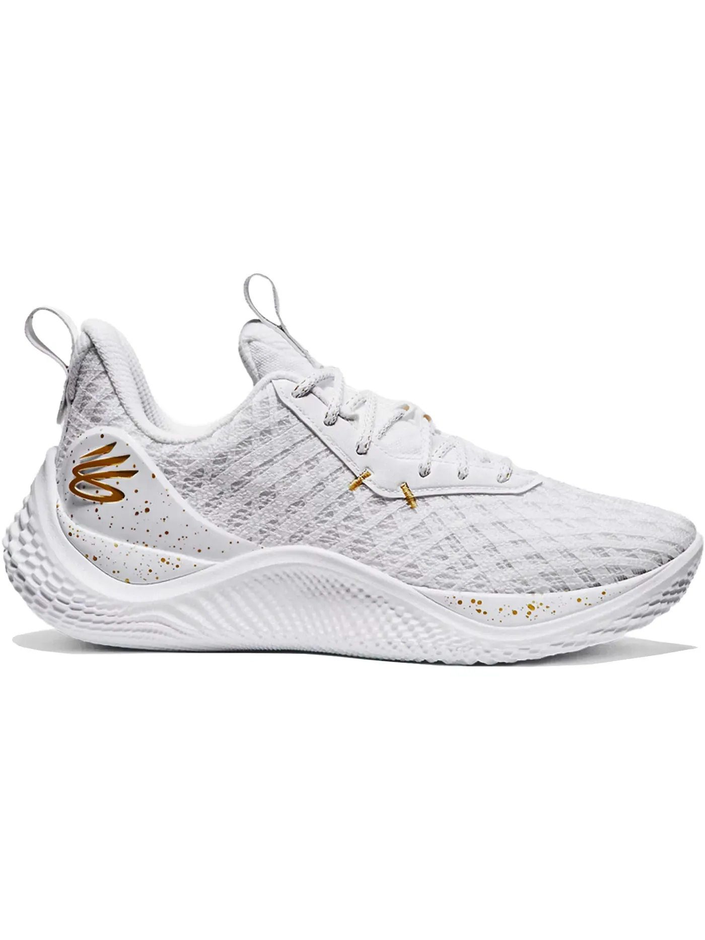 Мужские кроссовки для бега Curry Flow 10 Team Under Armour — изображение 1 из 1, белый/белый