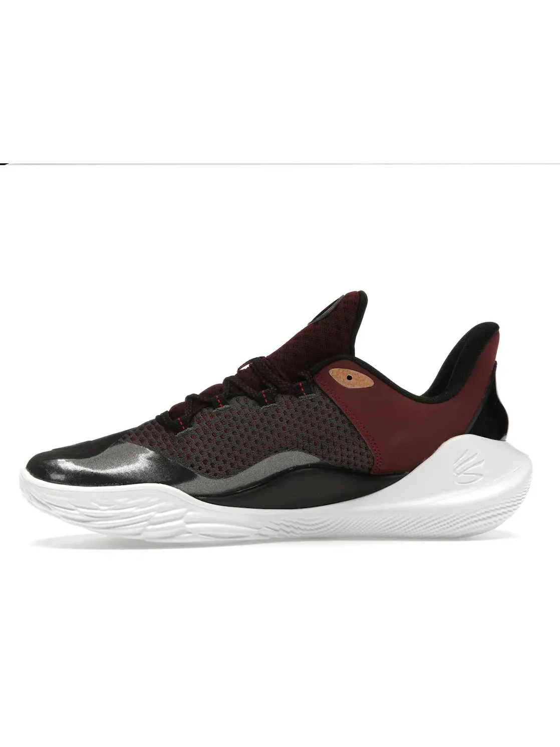 Мужские баскетбольные кроссовки с амортизацией Flow Under Armour Curry 11 — изображение 3 из 4, черный серый красный