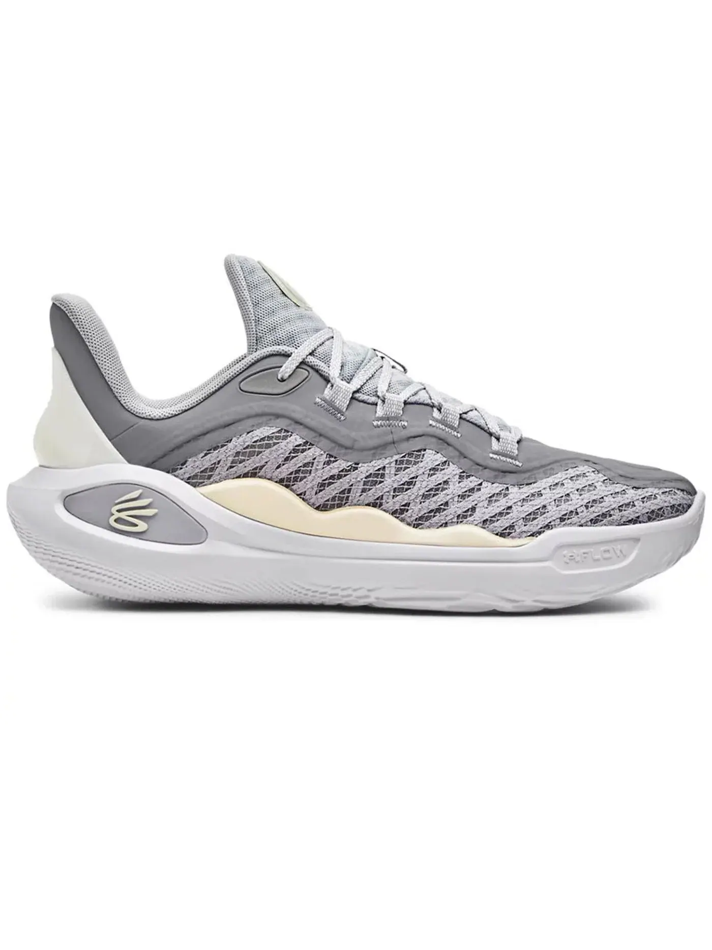 Мужские кроссовки для бега Under Armour Curry Flow 11 — изображение 1 из 1, серый//белый