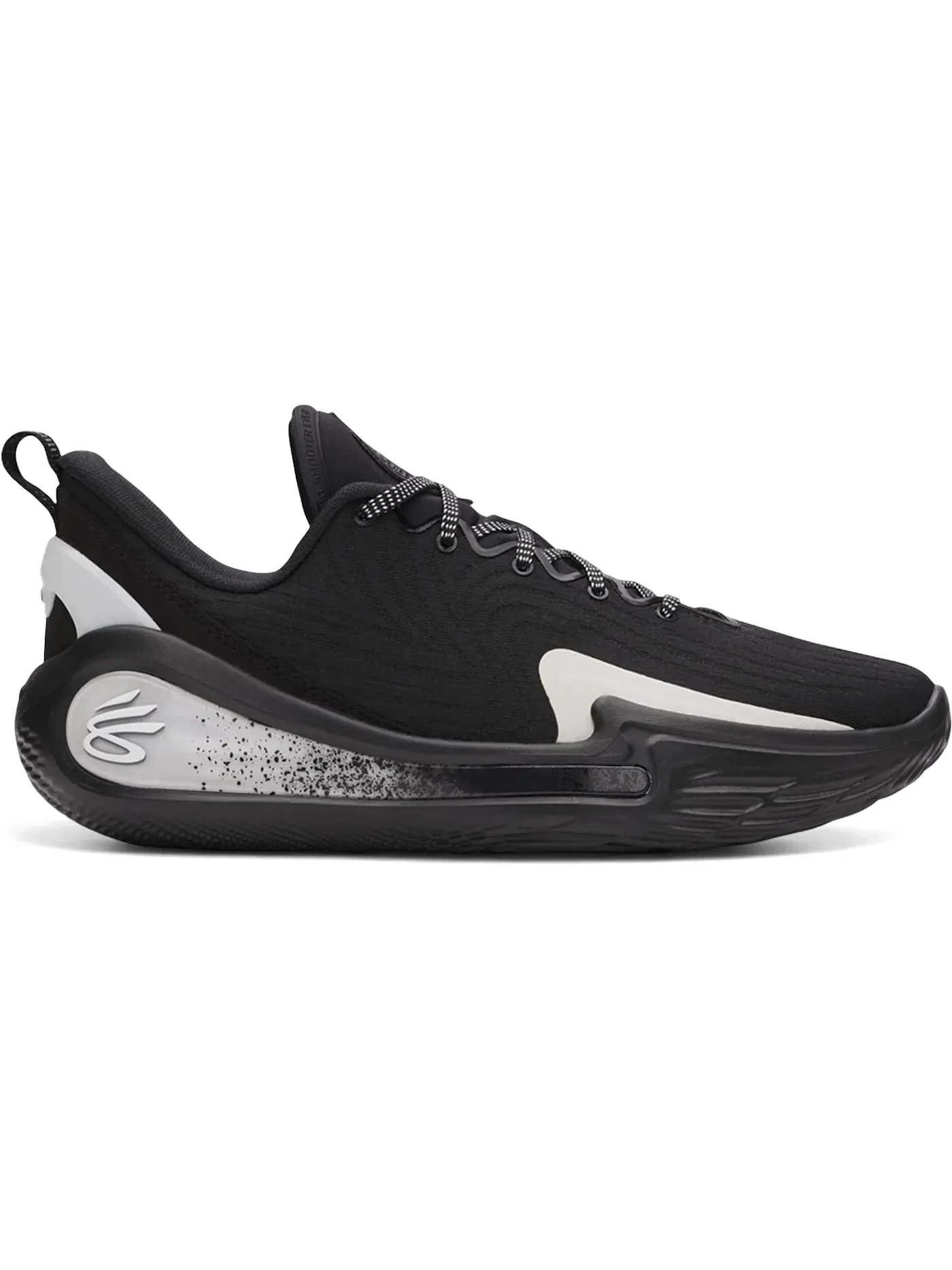 Мужские кроссовки для бега Under Armour Curry Flow 12 TB — изображение 1 из 1, черный/серый/белый