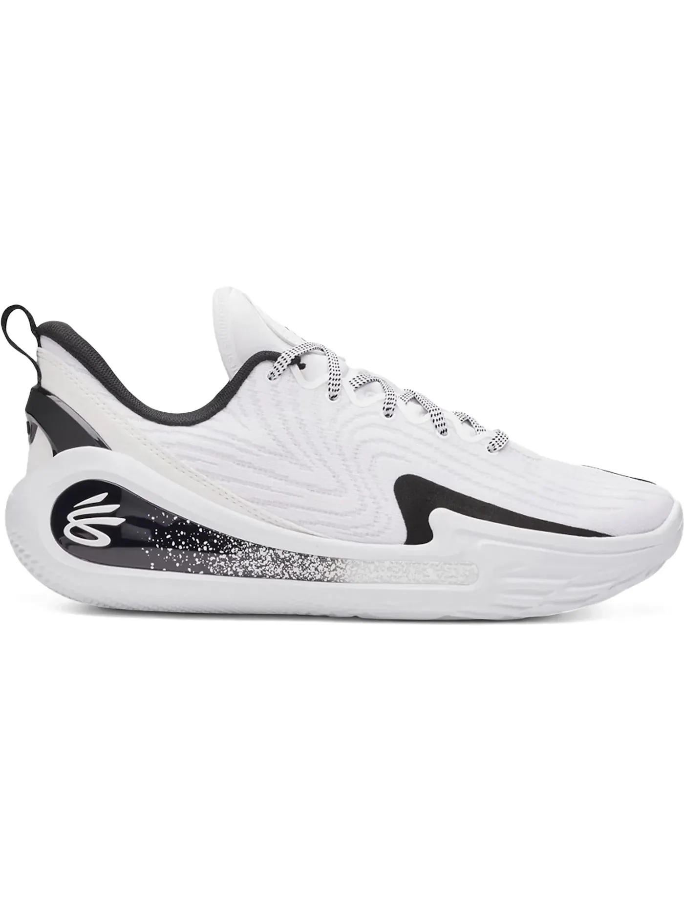 Мужские кроссовки для бега Under Armour Curry Flow 12 TB — изображение 1 из 1, белый черный