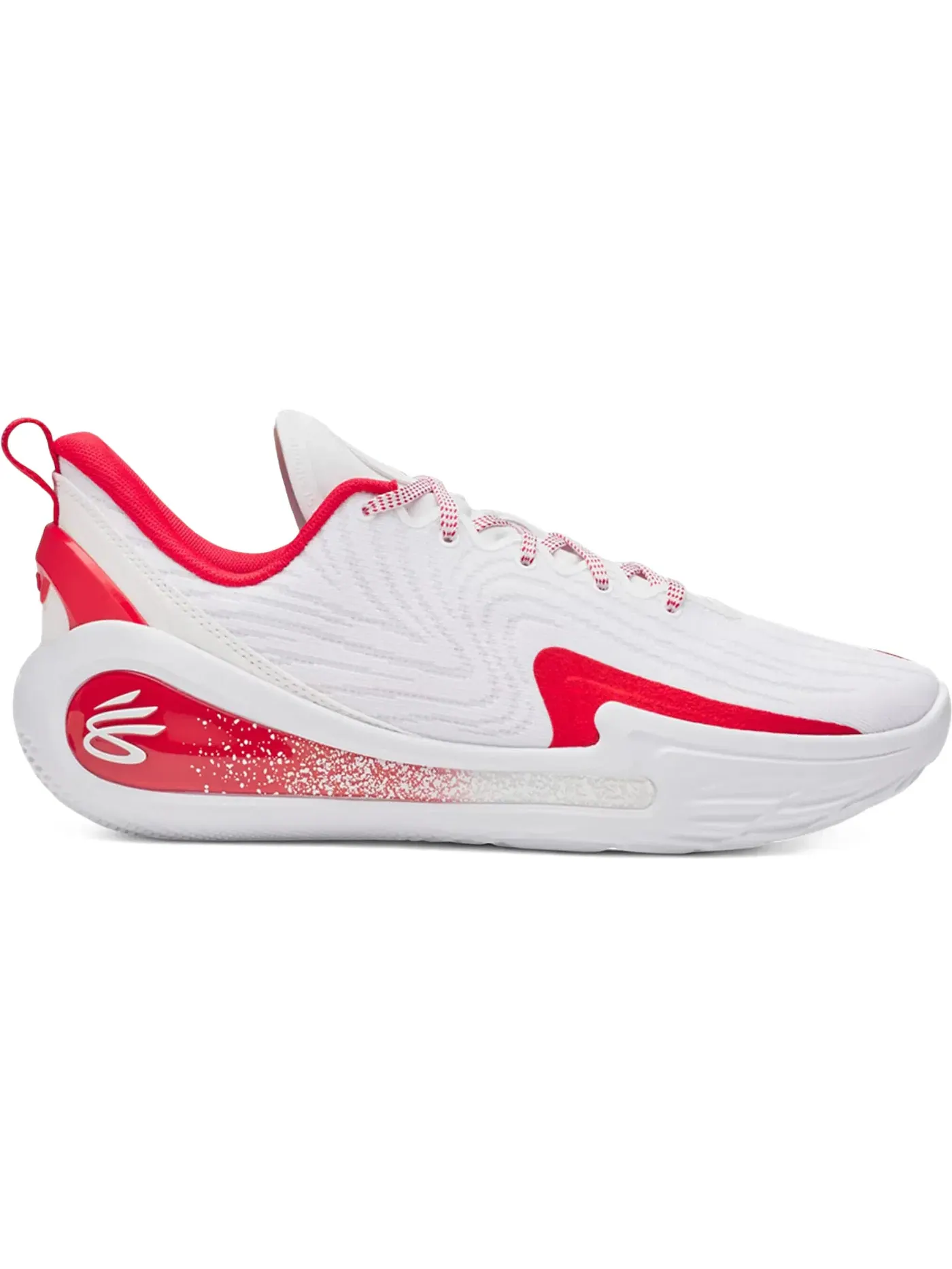 Мужские кроссовки для бега Under Armour Curry Flow 12 TB — изображение 1 из 1, белый/красный