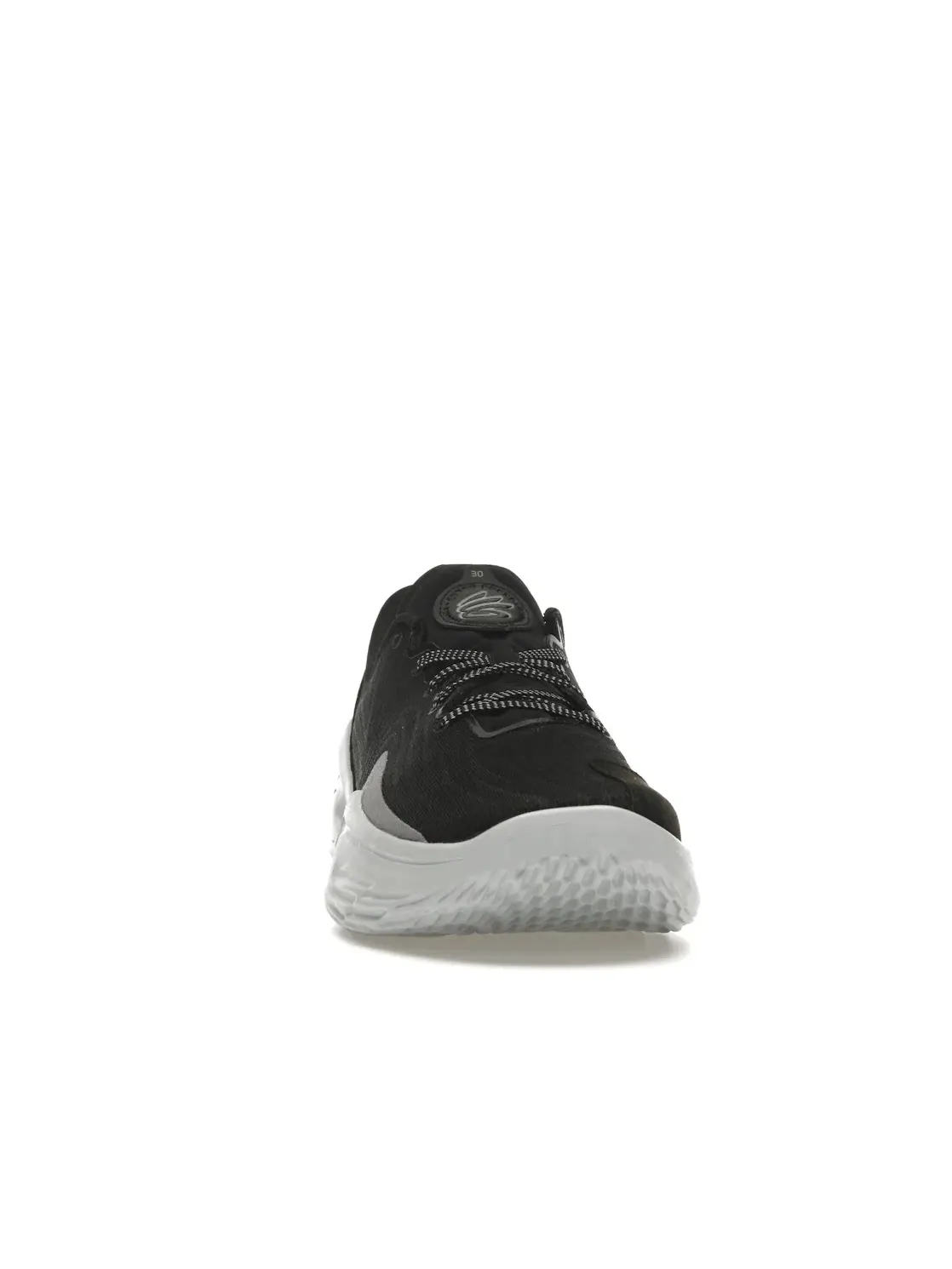 Мужские кроссовки для бега с высокой производительностью Under Armour Curry Flow 12 — изображение 2 из 4, черный/серый
