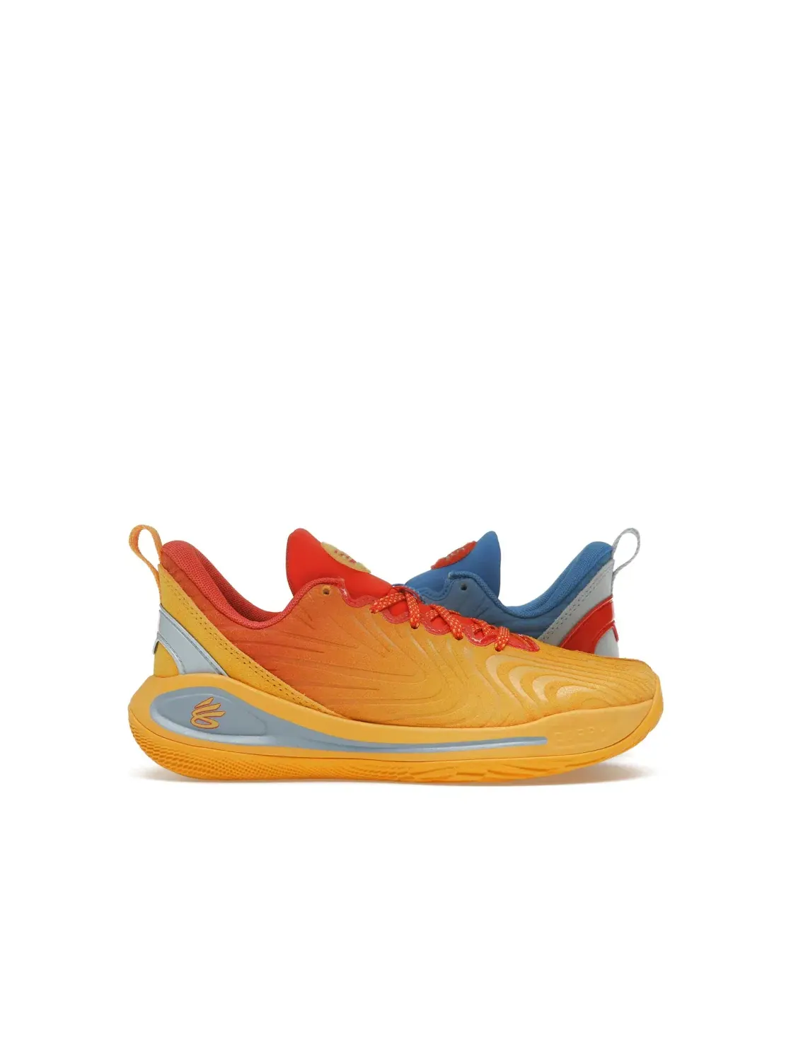 Детские кроссовки для мальчиков с длинным шнурком Under Armour Curry Flow 12 What The Bay — изображение 1 из 4