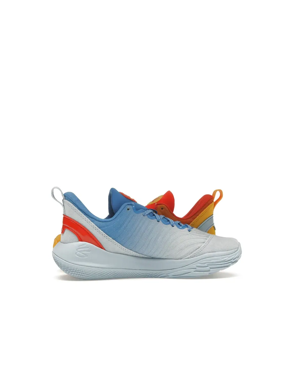 Детские кроссовки для мальчиков с длинным шнурком Under Armour Curry Flow 12 What The Bay — изображение 3 из 4