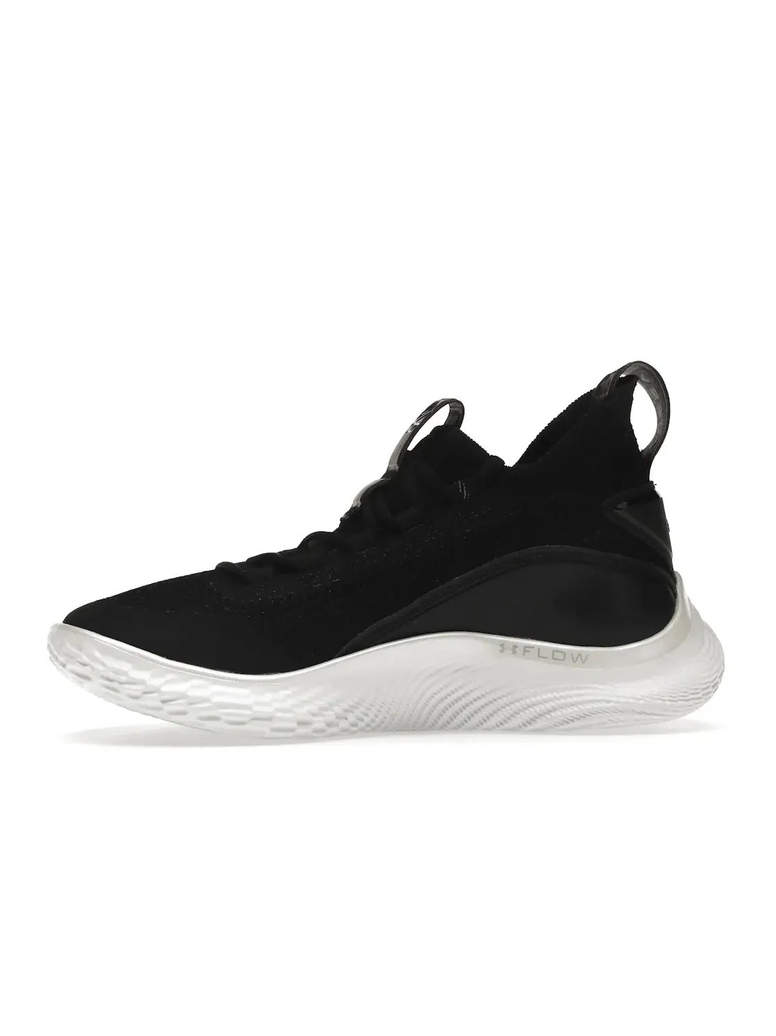 Детские кроссовки для баскетбола Under Armour Curry Flow 8 — изображение 3 из 4, черный/белый/черный