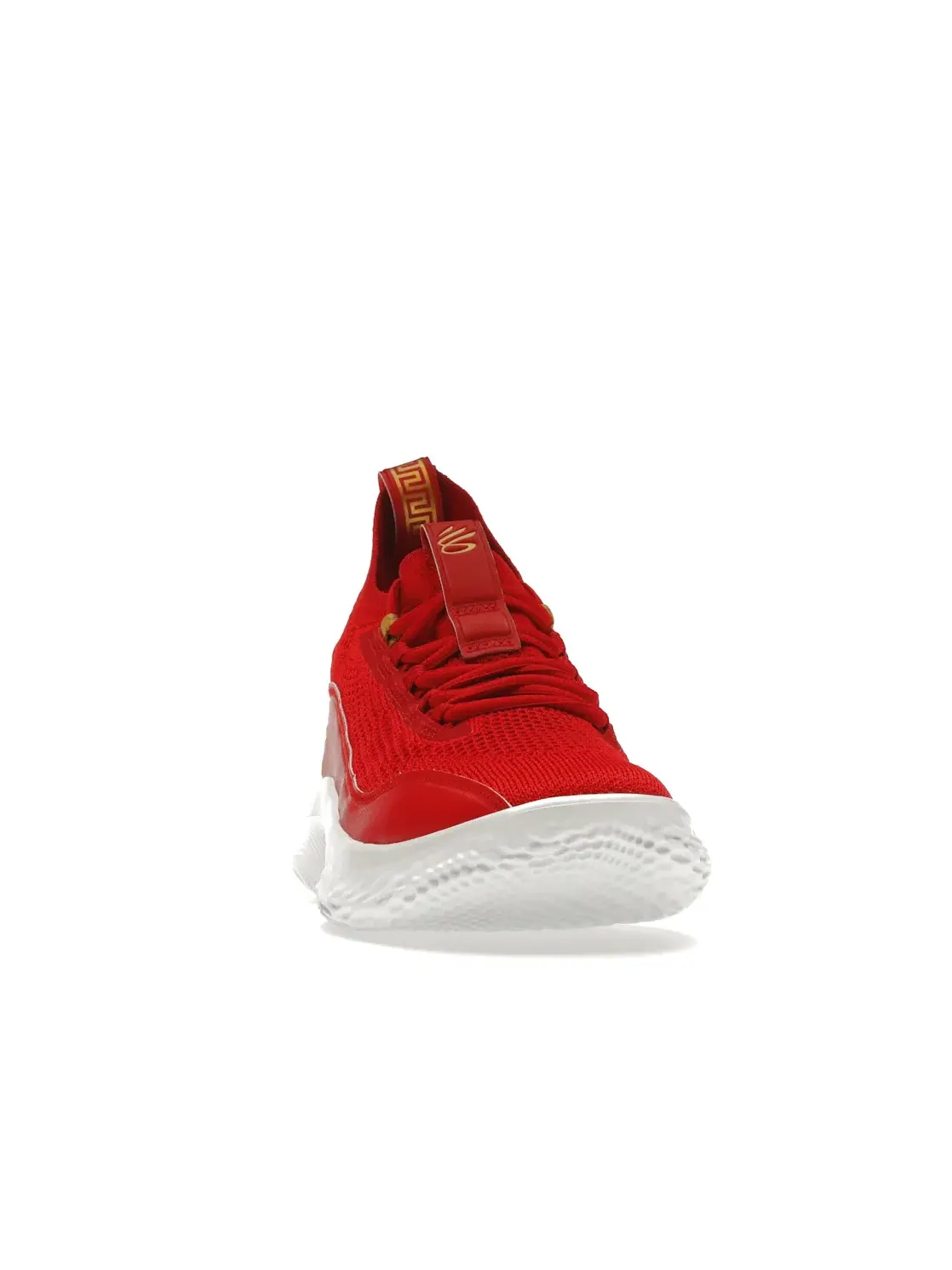 Мужские кроссовки для баскетбола Under Armour Curry Flow 8 — изображение 2 из 4, красный/золотистый/белый