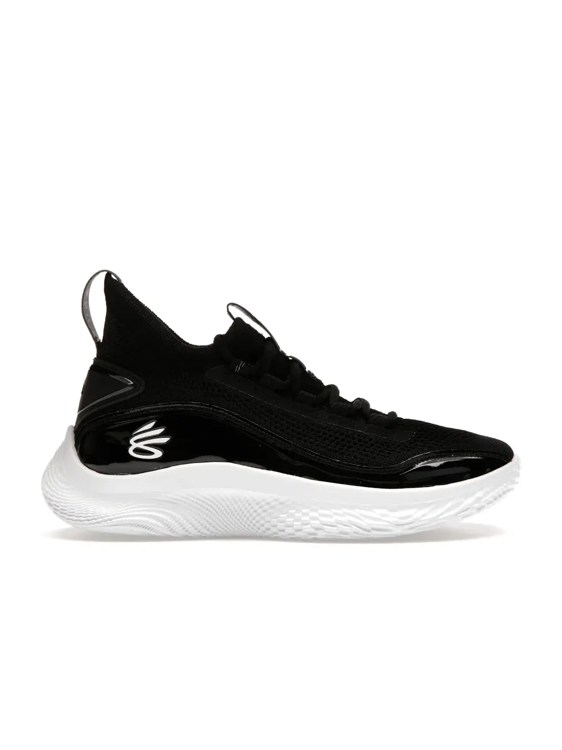 Мужские кроссовки для баскетбола с технологией Flow Under Armour Curry Flow 8 NM — изображение 1 из 4, черный/белый