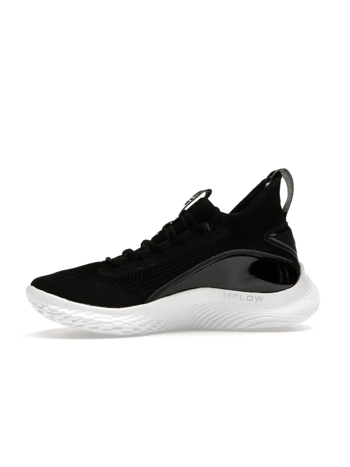 Мужские кроссовки для баскетбола с технологией Flow Under Armour Curry Flow 8 NM — изображение 3 из 4, черный/белый