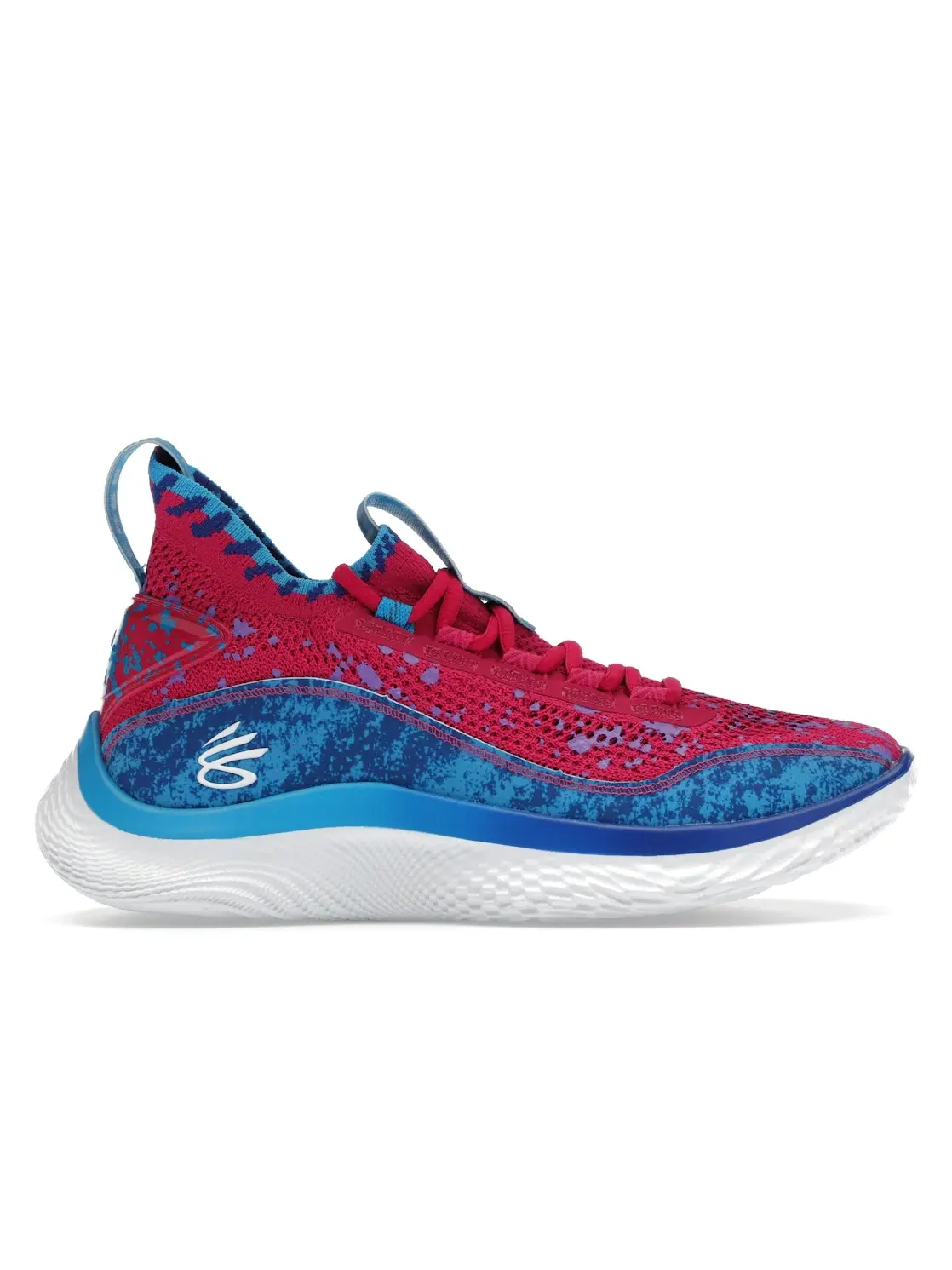 Мужские кроссовки с длинным рукавом Under Armour Curry Flow 8 — изображение 1 из 4, розовый