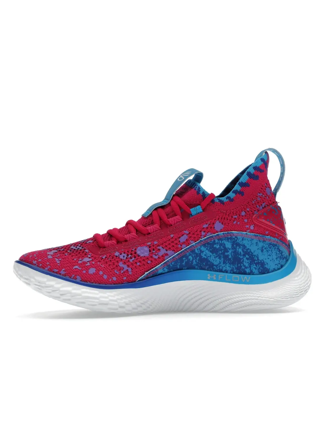 Мужские кроссовки с длинным рукавом Under Armour Curry Flow 8 — изображение 3 из 4, розовый