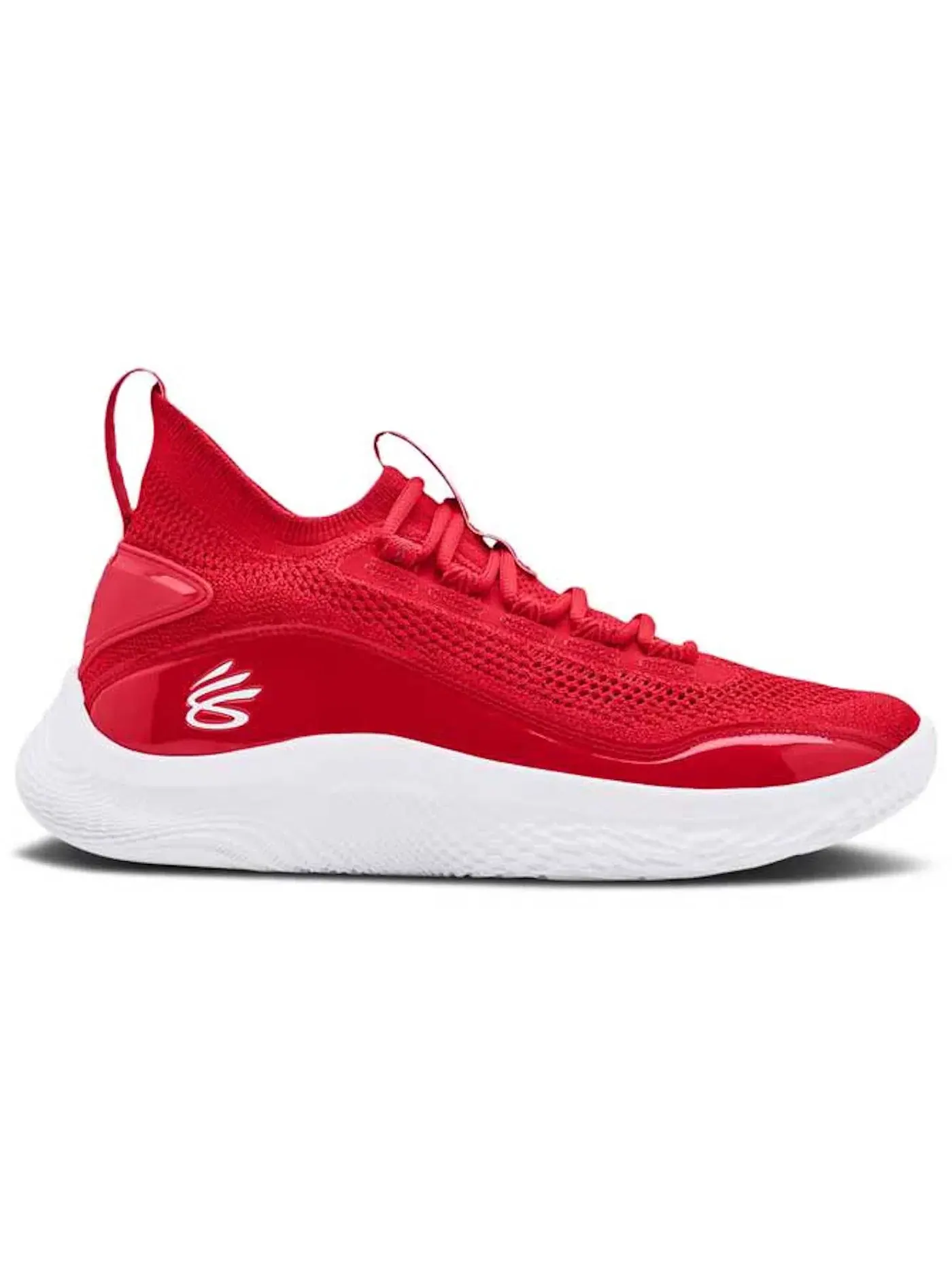 Мужские кроссовки для бега Under Armour Curry Flow 8 — изображение 1 из 1, красный/белый