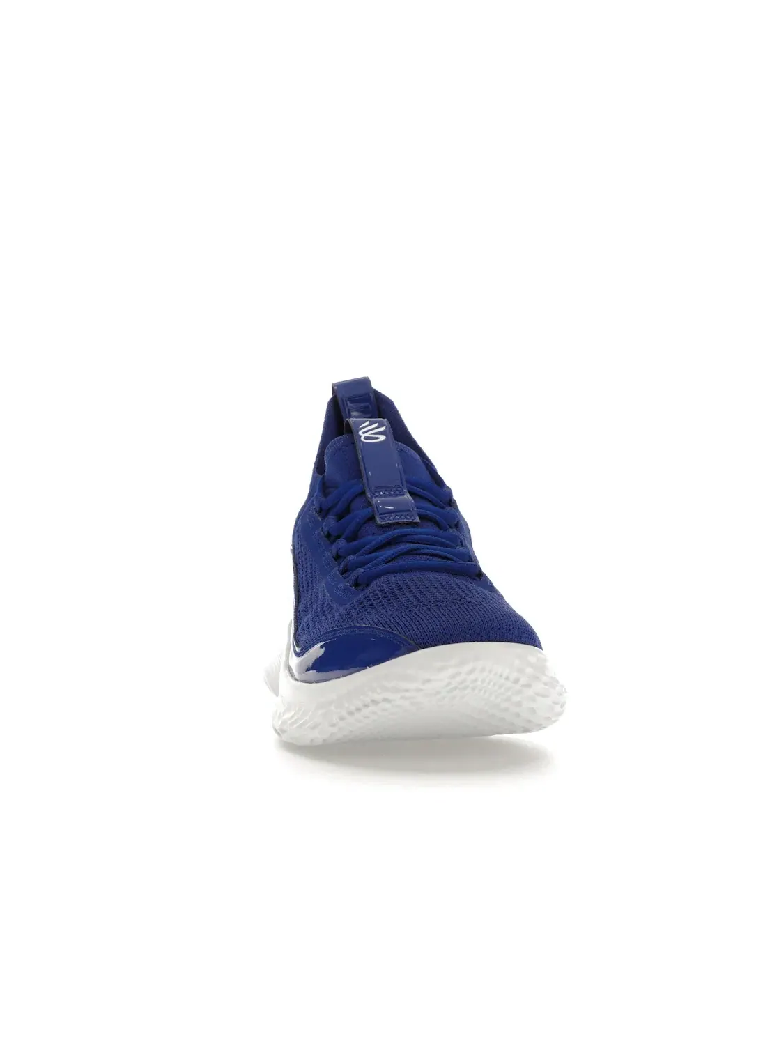 Мужские кроссовки для баскетбола с брендом Curry Flow 8 Under Armour — изображение 2 из 4, синий белый
