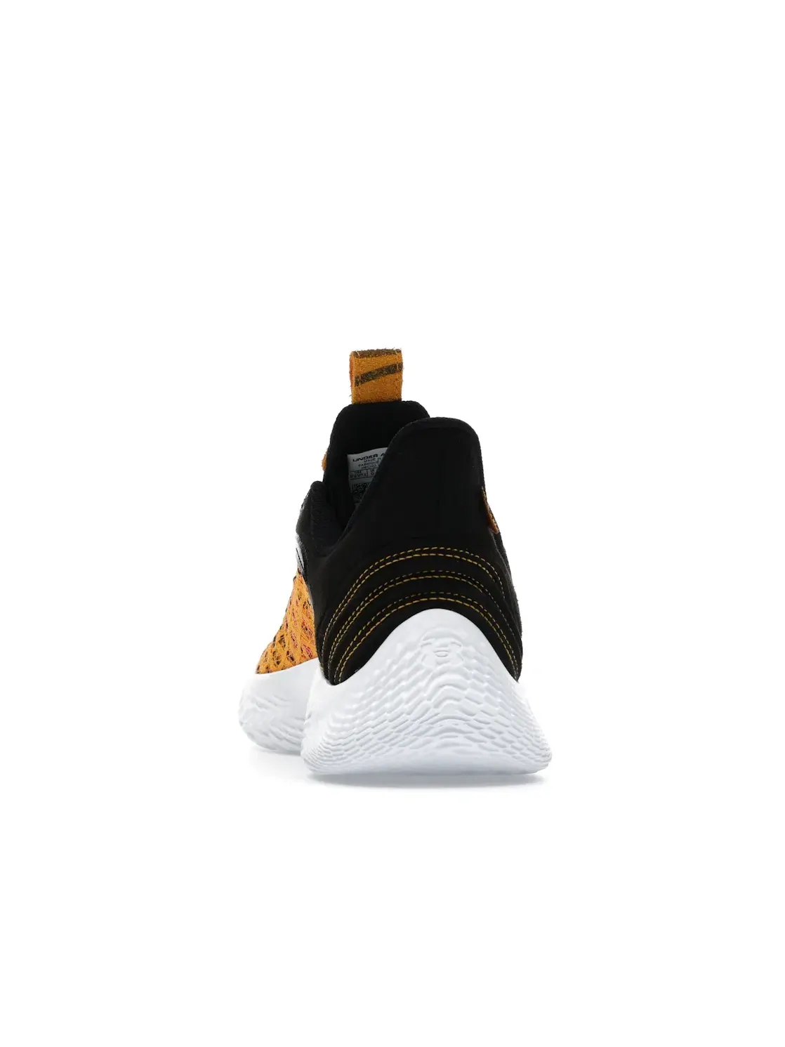 Мужские кроссовки для бега с принтом Under Armour Curry Flow 9 — изображение 4 из 4, черный/желтый