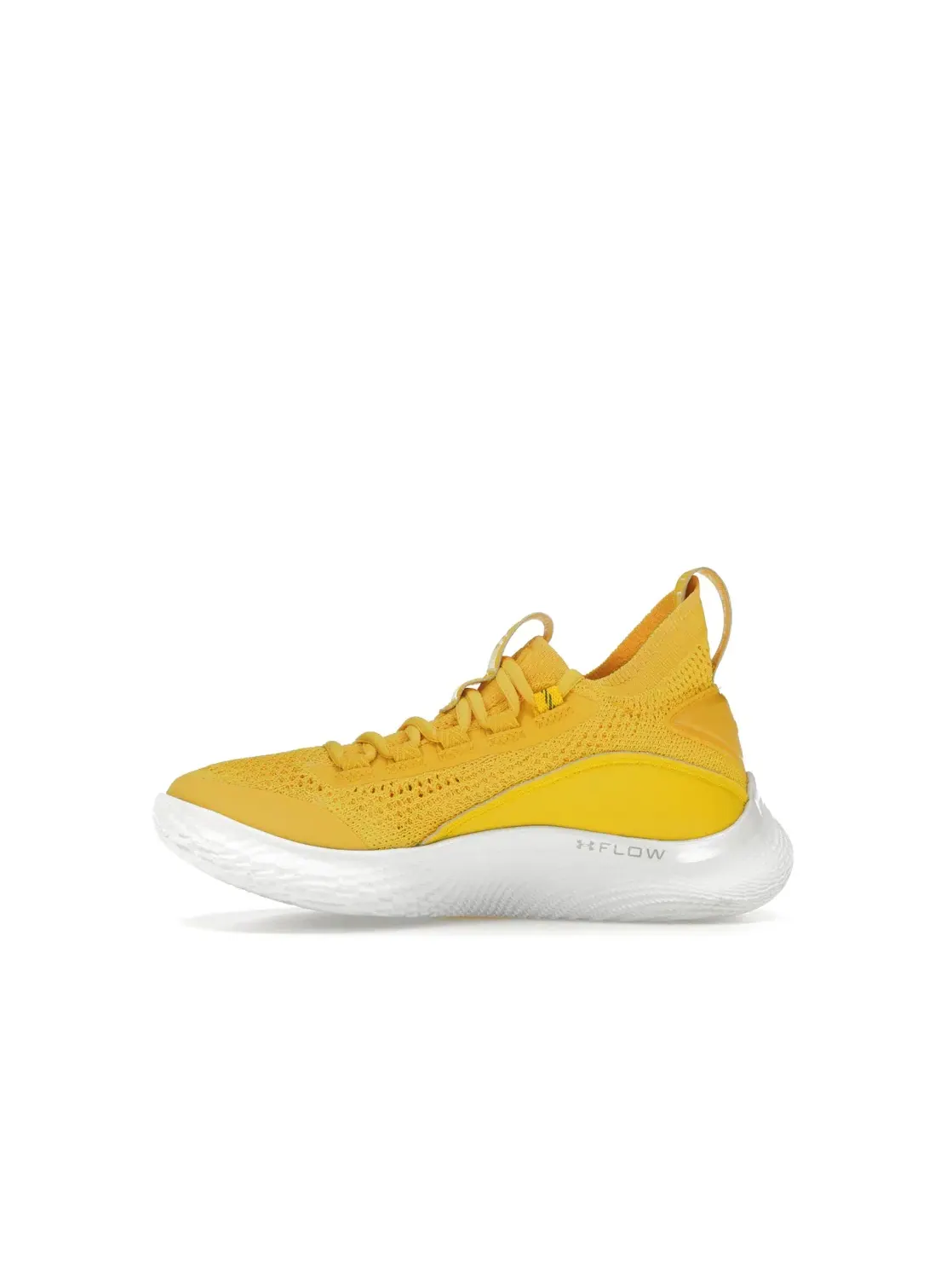Детские кроссовки для баскетбола Under Armour Curry Flow 8 — изображение 3 из 4, желтый/белый/желтый