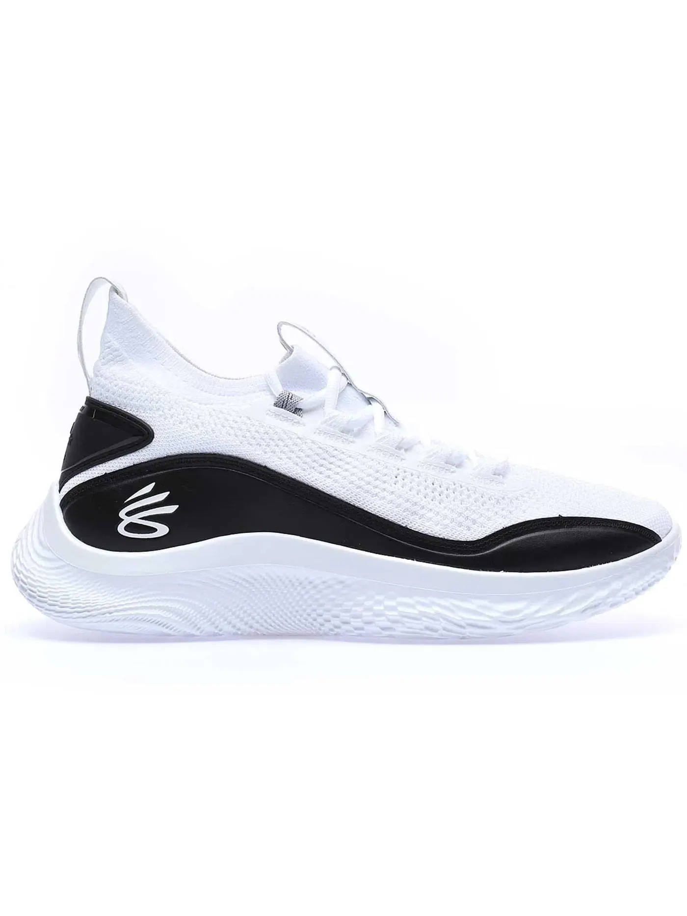 Мужские кроссовки для баскетбола Under Armour Curry Flow 8 — изображение 1 из 1, белый/черный