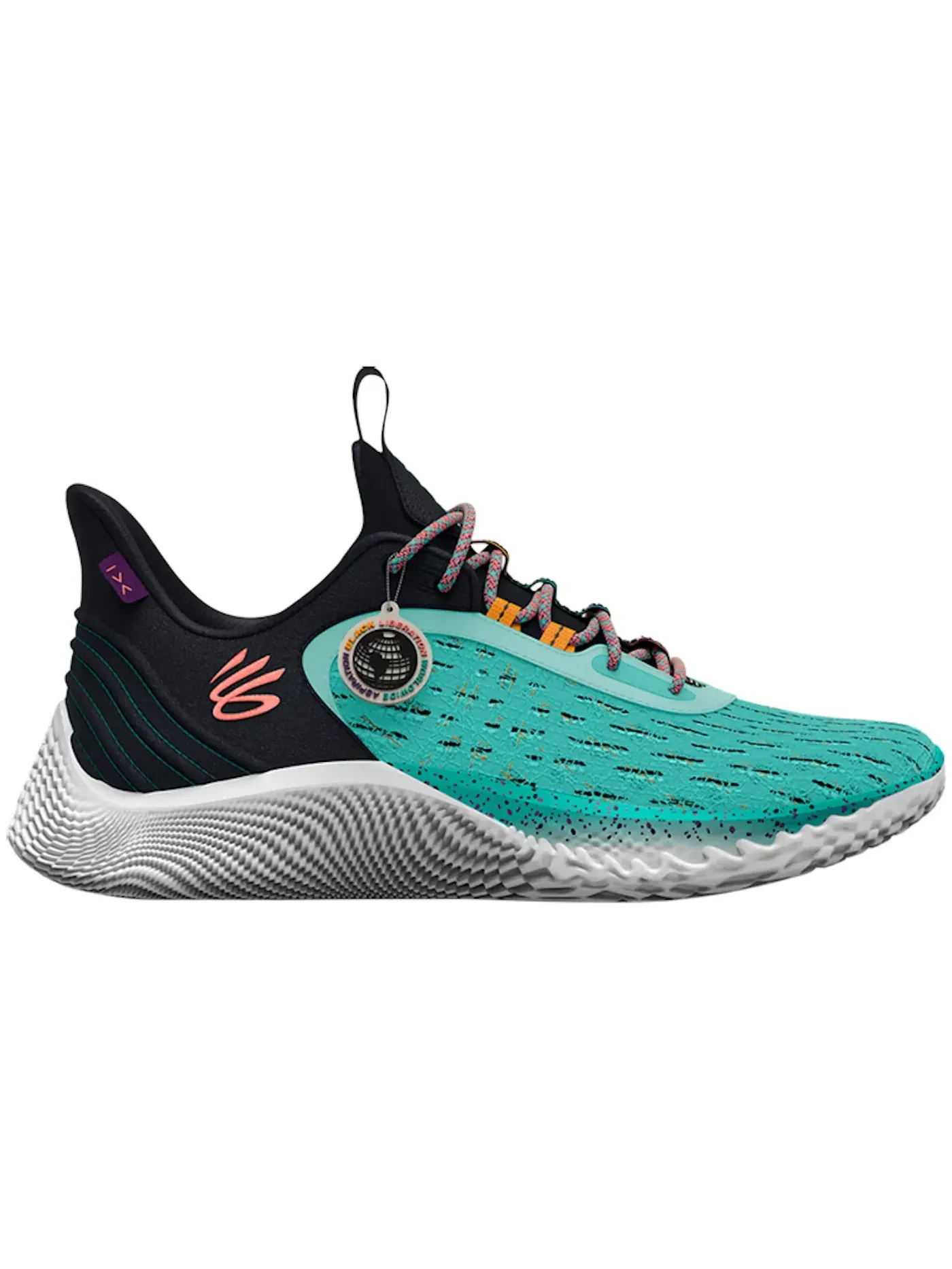 Мужские кроссовки для баскетбола Under Armour Curry Flow 9 — изображение 1 из 1, черный