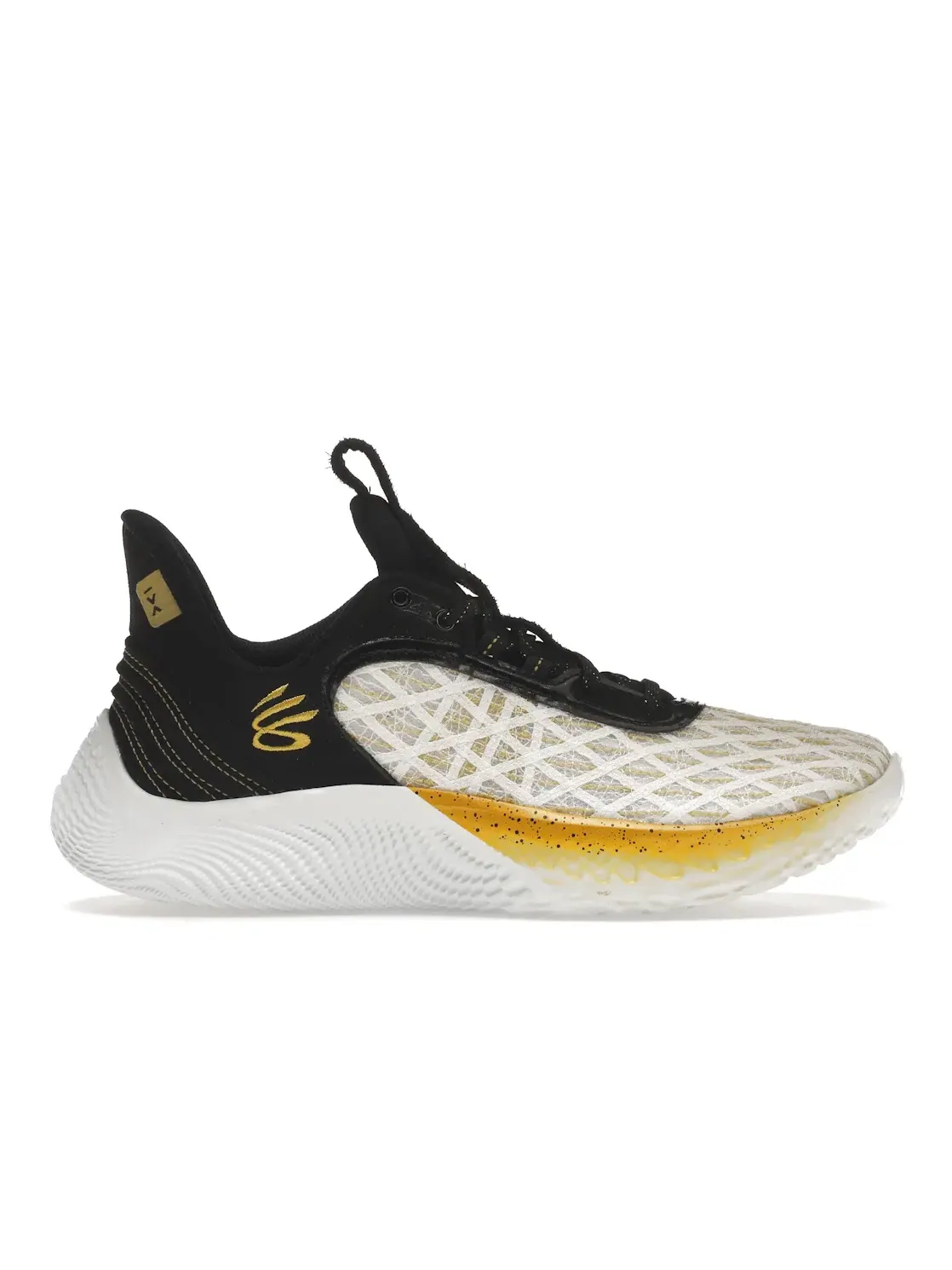 Мужские кроссовки для баскетбола с технологией Flow Under Armour Curry Flow 9 — изображение 1 из 4, белый/черный/желтый