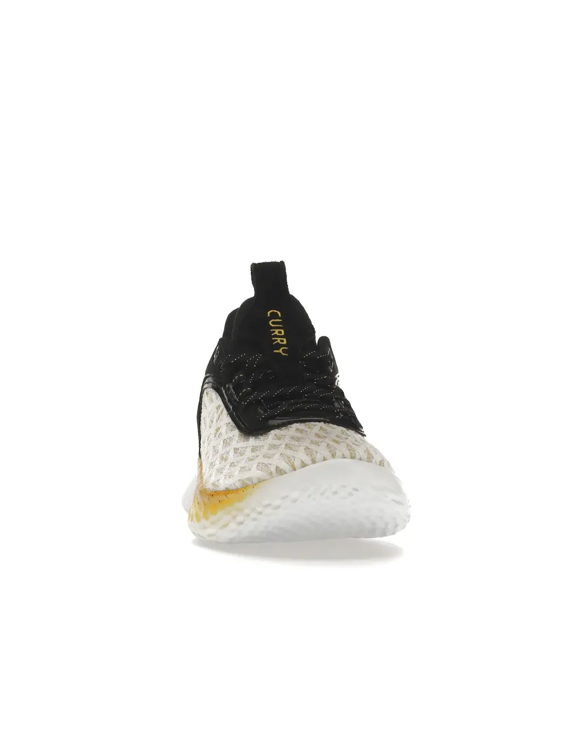 Мужские кроссовки для баскетбола с технологией Flow Under Armour Curry Flow 9 — изображение 2 из 4, белый/черный/желтый