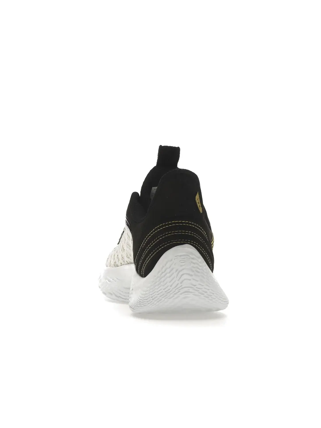 Мужские кроссовки для баскетбола с технологией Flow Under Armour Curry Flow 9 — изображение 4 из 4, белый/черный/желтый