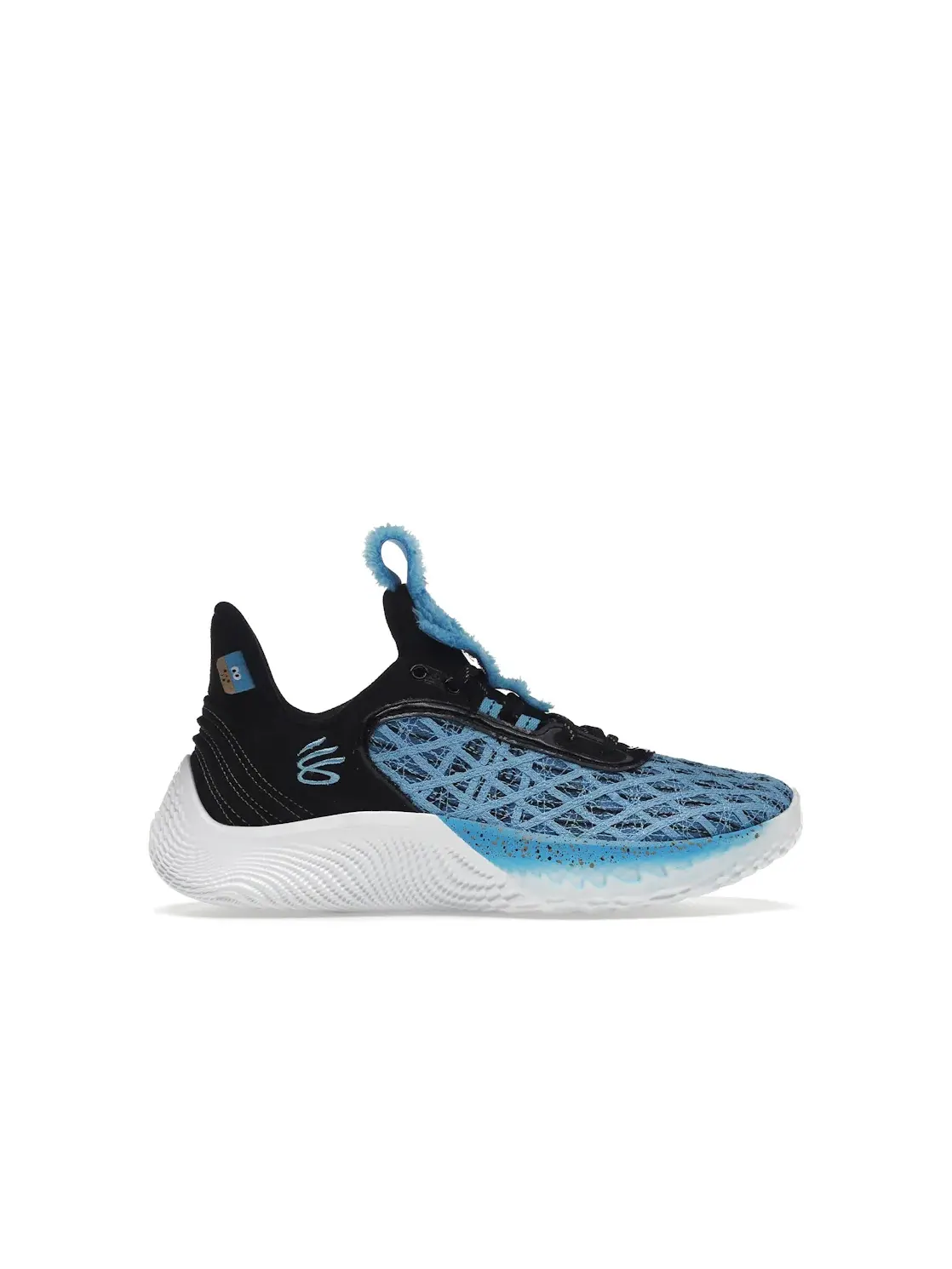 Детские кроссовки для баскетбола с принтом Under Armour Curry Flow 9 Sesame Street Cookie Monster (GS) — изображение 1 из 4