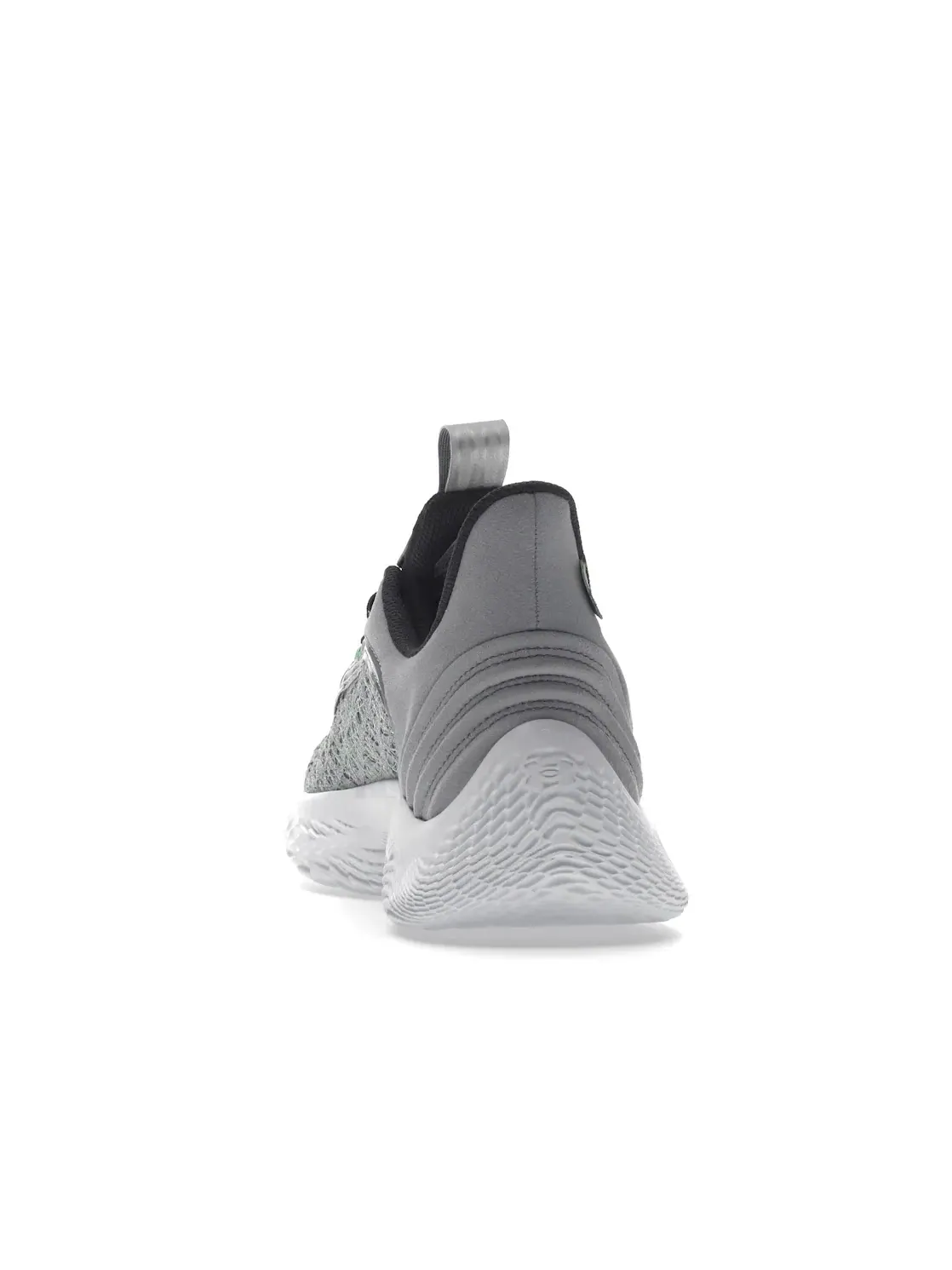 Мужские кроссовки баскетбольные с принтом Under Armour Curry Flow 9 — изображение 4 из 4, серый/зеленый/черный