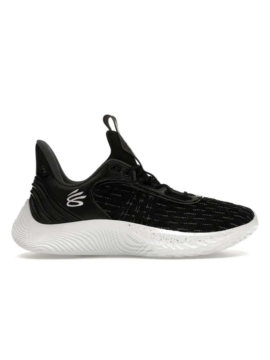 Мужские баскетбольные кроссовки Under Armour Curry Flow 9 — изображение 1 из 4, черный/белый