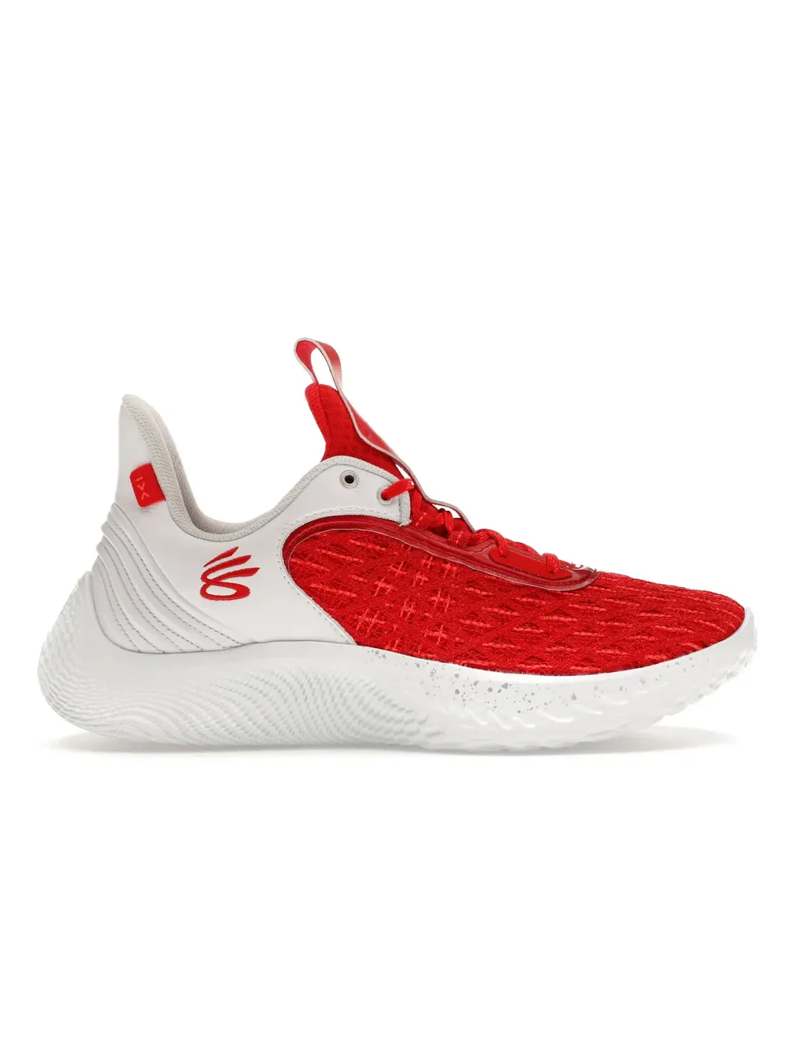 Мужские кроссовки для баскетбола Under Armour Curry Flow 9 — изображение 1 из 4, белый/красный