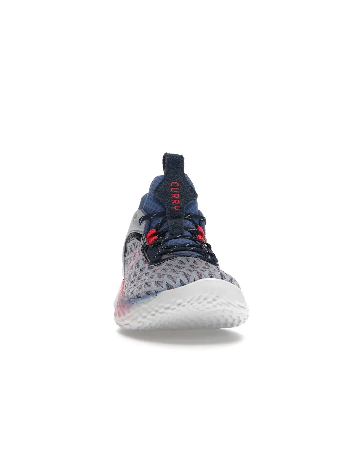 Мужские кроссовки для баскетбола Warp the Game Day Under Armour — изображение 2 из 4, белый/синий/розовый