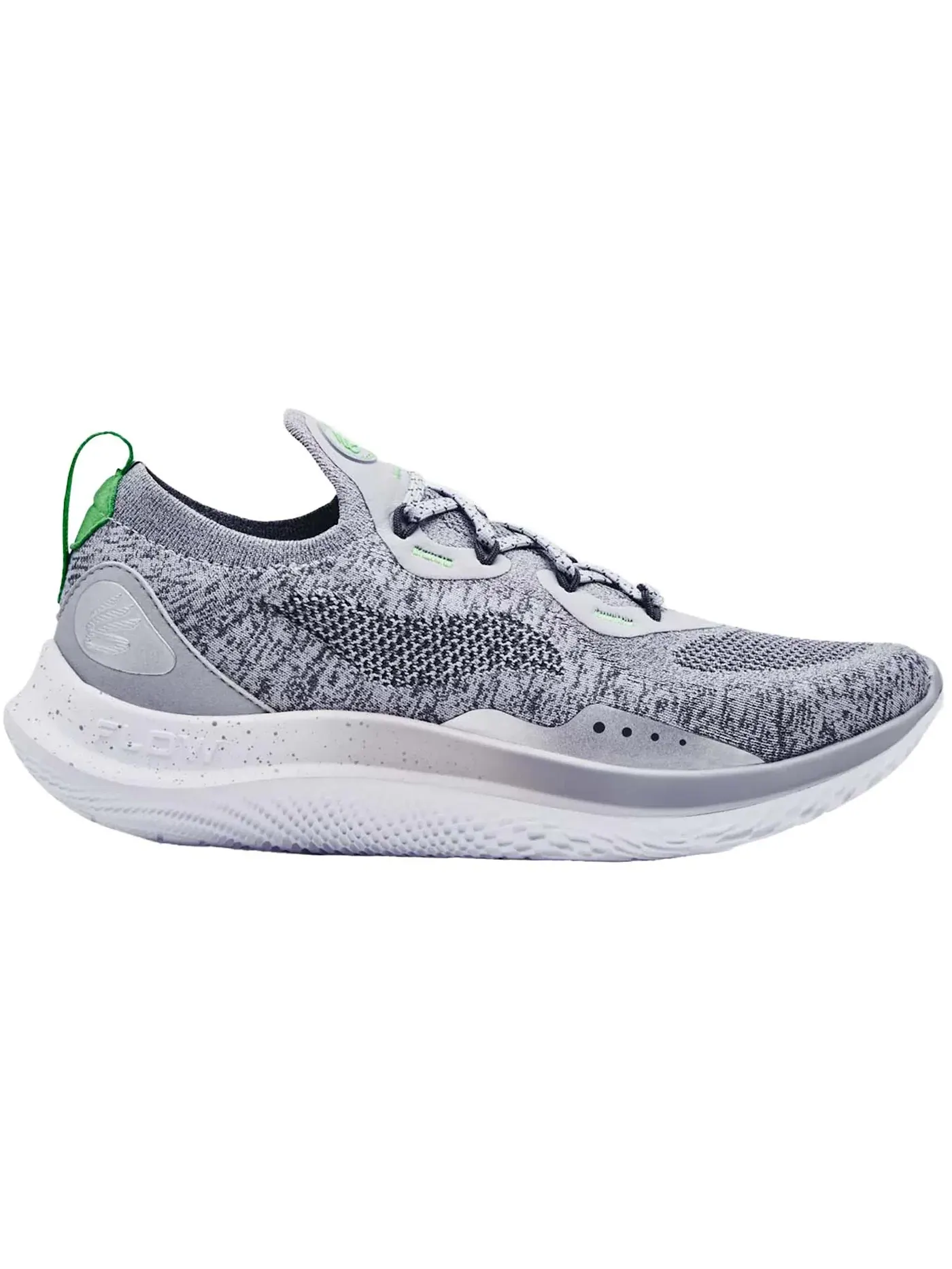 Мужские кроссовки для бега Under Armour Curry Flow Go — изображение 1 из 1, серый/черный/белый