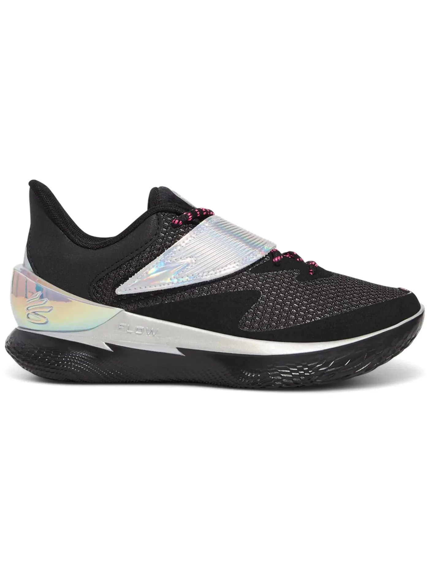 Детские кроссовки для мальчиков с закрытой пяткой Under Armour Curry Fox 1 — изображение 1 из 1, черный/серебристый