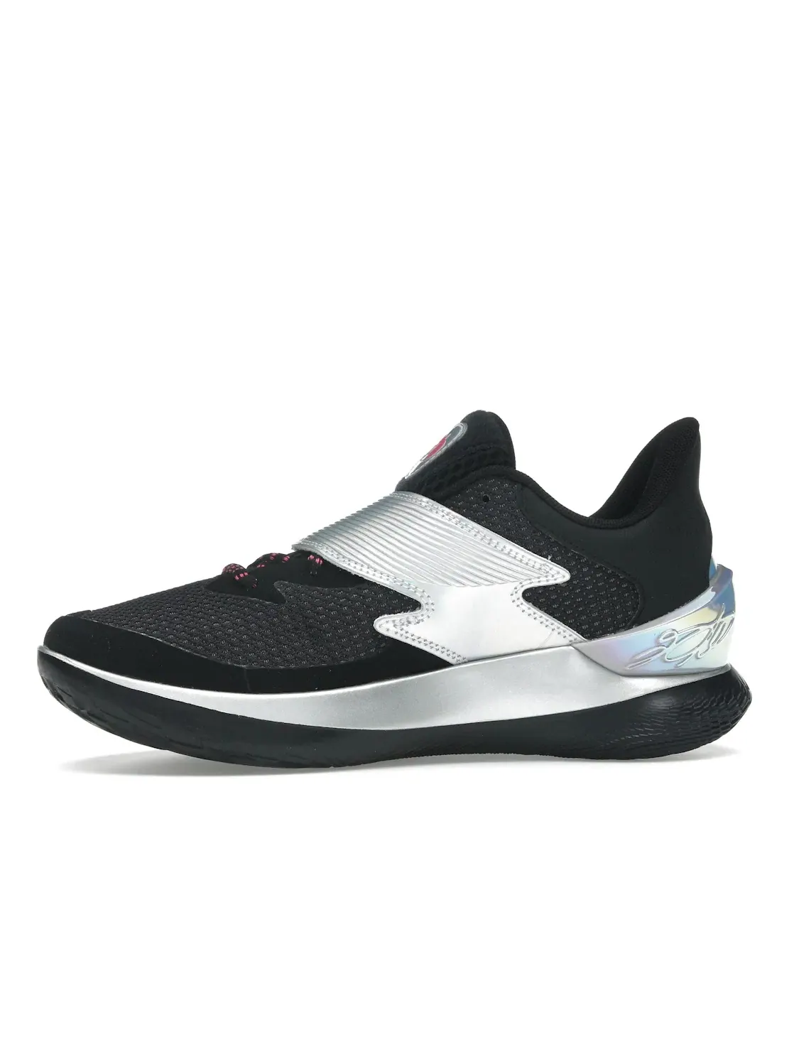 Мужские кроссовки баскетбольные Under Armour Curry Fox 1 Gamer — изображение 3 из 4, черный/серебристый