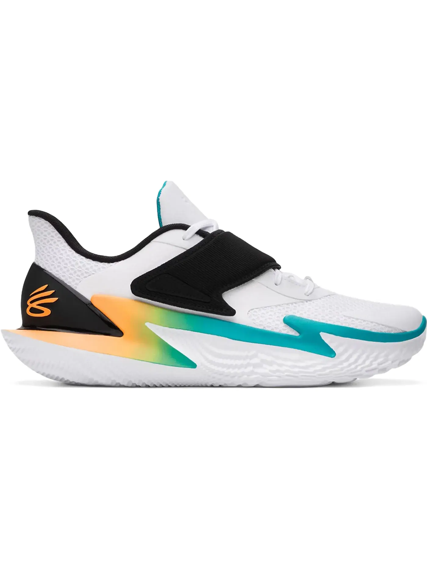 Мужские кроссовки для бега с принтом Under Armour Curry Fox 2 — изображение 1 из 1, белый//оранжевый
