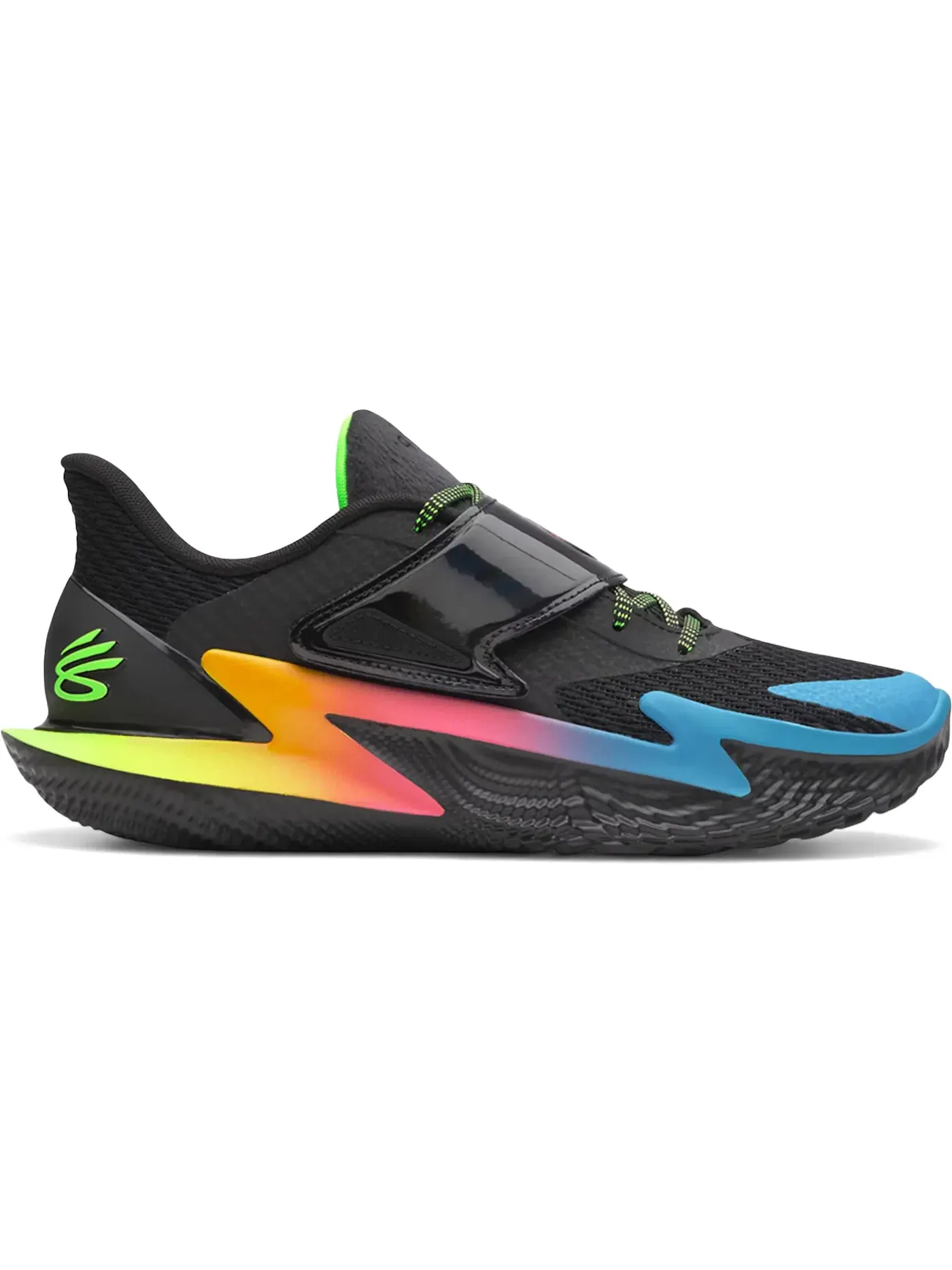 Мужские кроссовки с принтом Under Armour Curry Fox 2 — изображение 1 из 1, черный/мульти