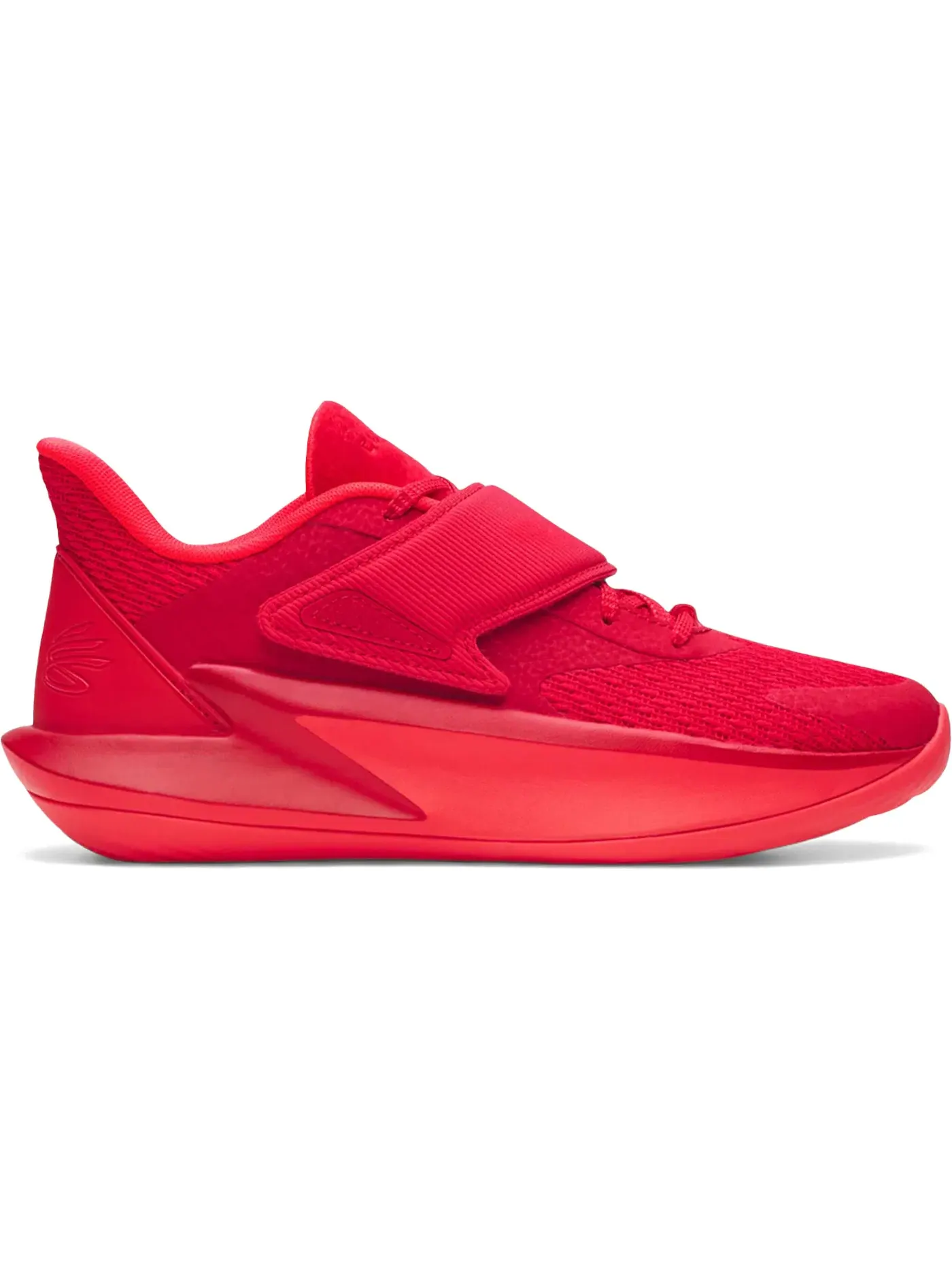 Детские кроссовки для мальчиков без шнуровки Curry Fox 2 Under Armour — изображение 1 из 1, красный красный