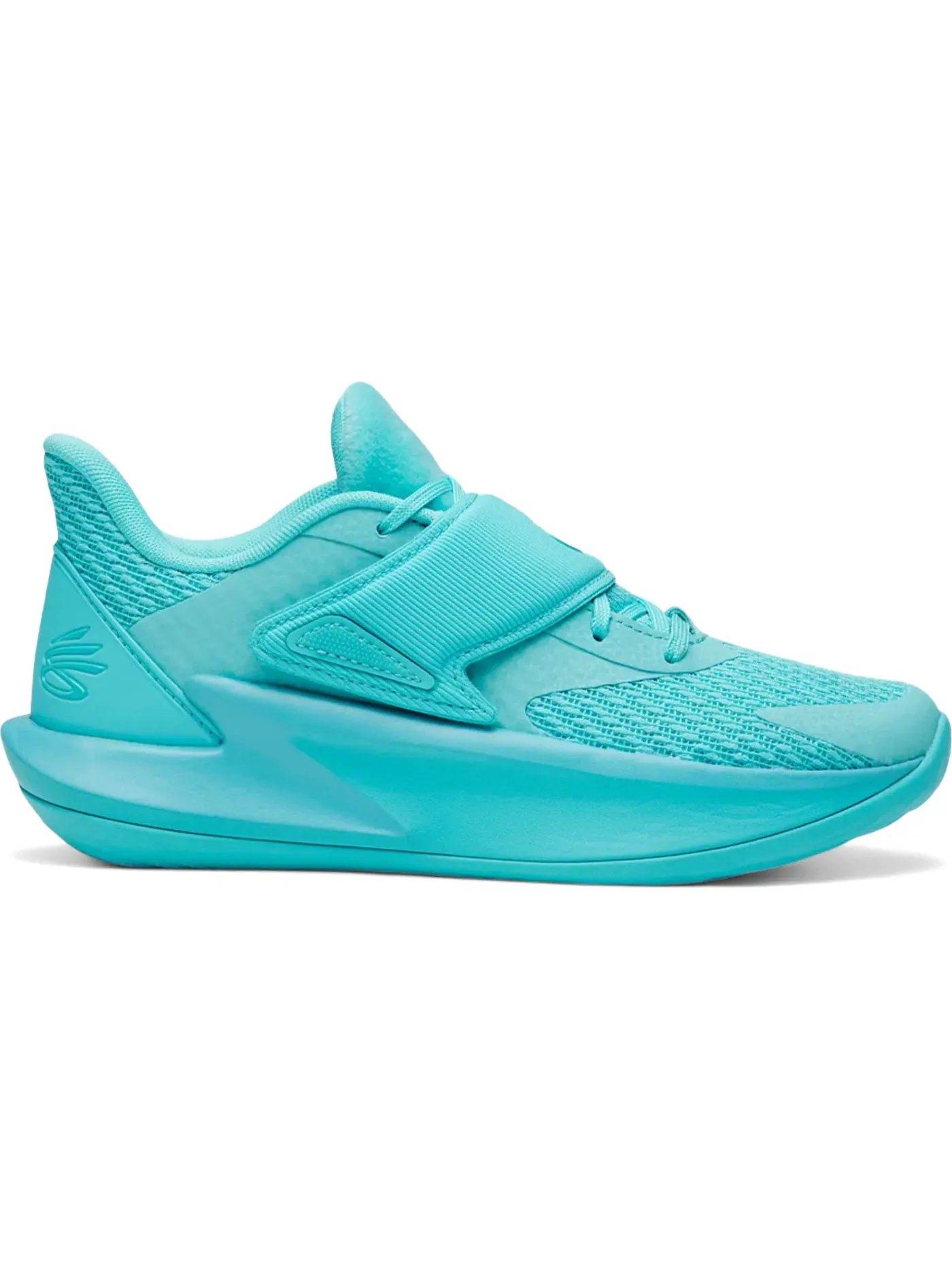 Детские кроссовки для мальчиков с длинным шнурком Under Armour Curry Fox 2 — изображение 1 из 1, синий
