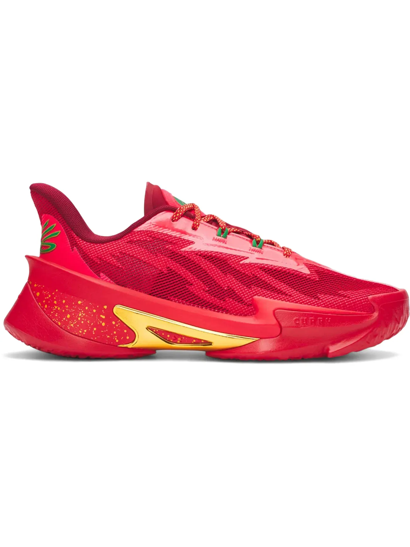 Мужские кроссовки для бега Curry Series 7 Under Armour — изображение 1 из 1, красный/красный/зеленый
