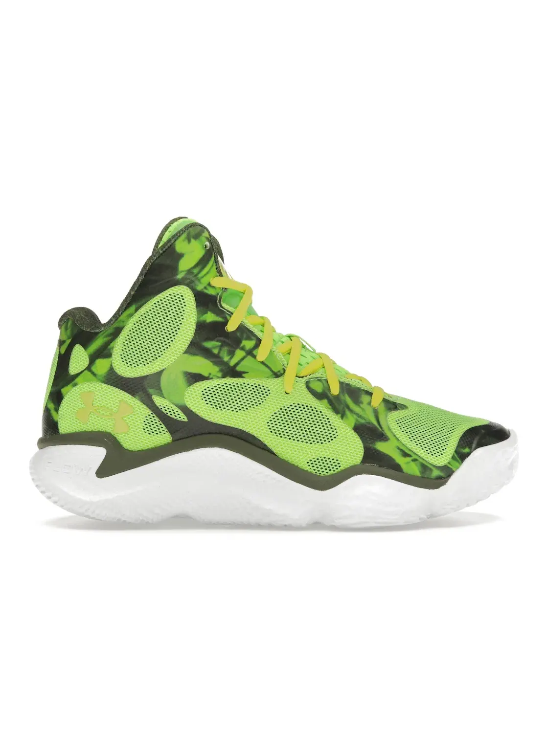 Мужские кроссовки для бега Under Armour Curry Spawn FloTro — изображение 1 из 4, зеленый//светлый
