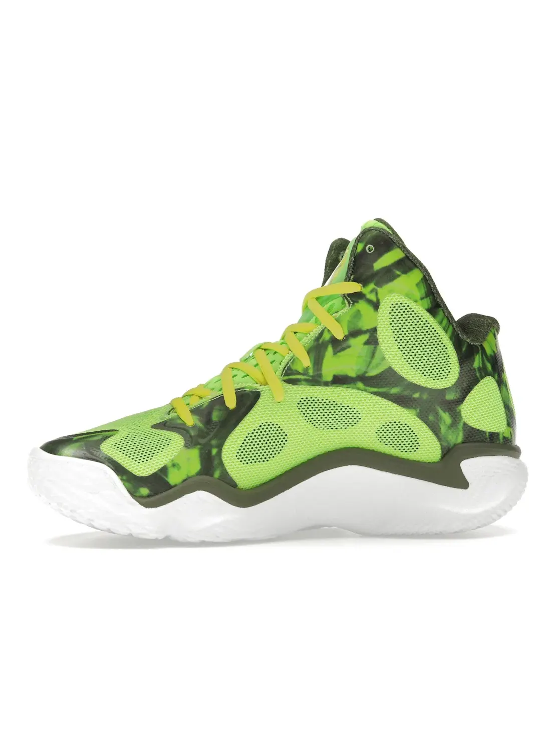 Мужские кроссовки для бега Under Armour Curry Spawn FloTro — изображение 3 из 4, зеленый//светлый