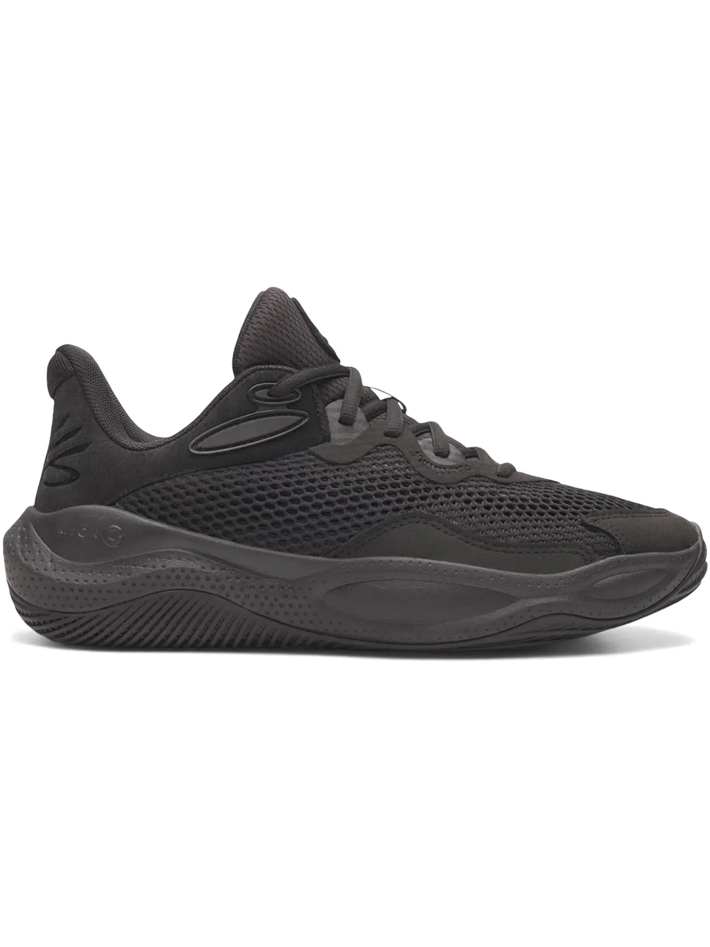 Мужские кроссовки для бега Curry Splash 24 Suede Under Armour — изображение 1 из 1, черный