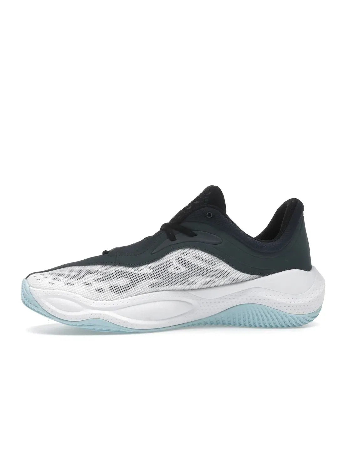 Мужские кроссовки для бега Under Armour Curry Splash 25 — изображение 3 из 4, черный/серый/белый