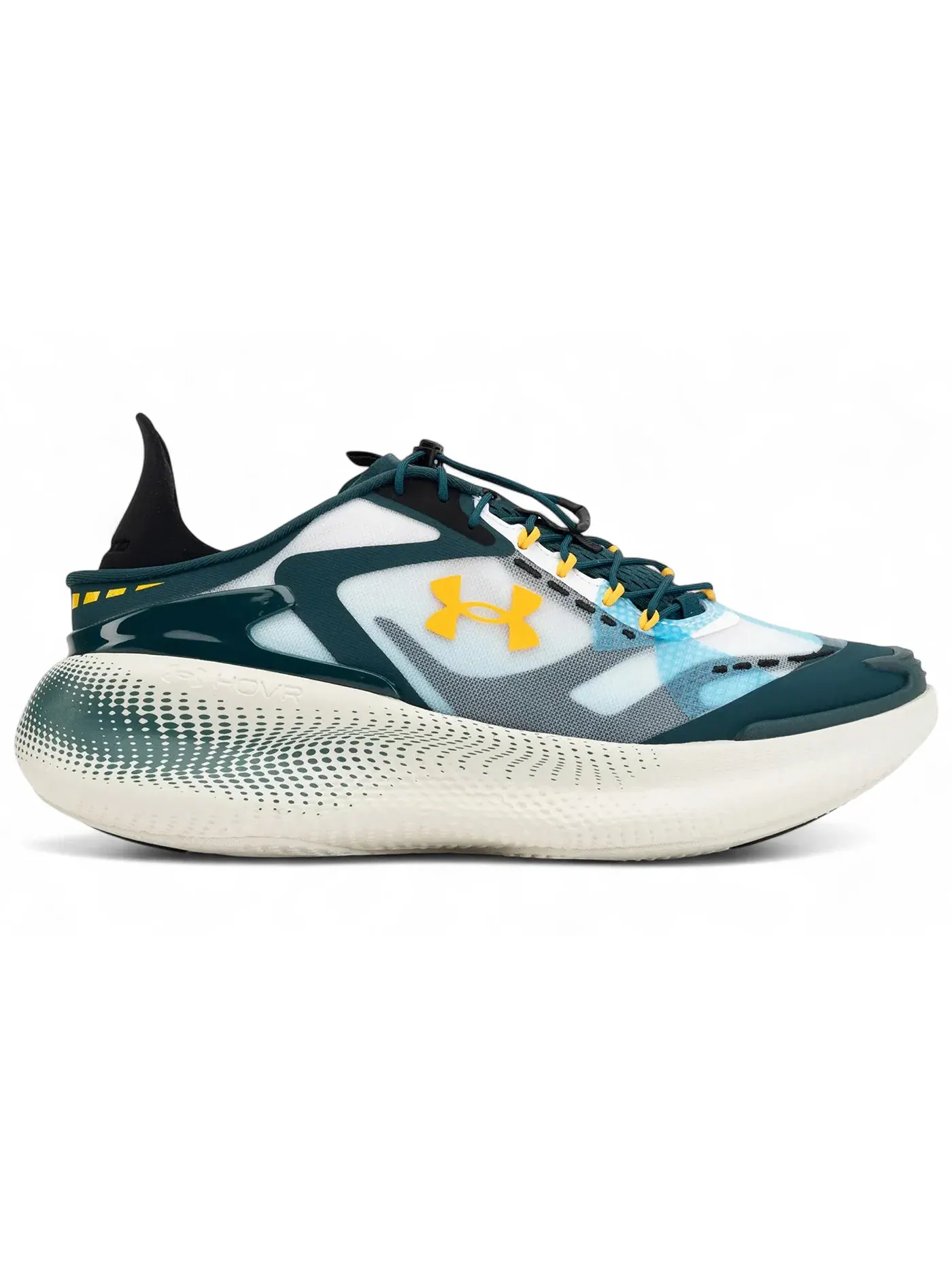 Мужские кроссовки для бега Under Armour Echo — изображение 1 из 1, белый/зеленый/золотистый