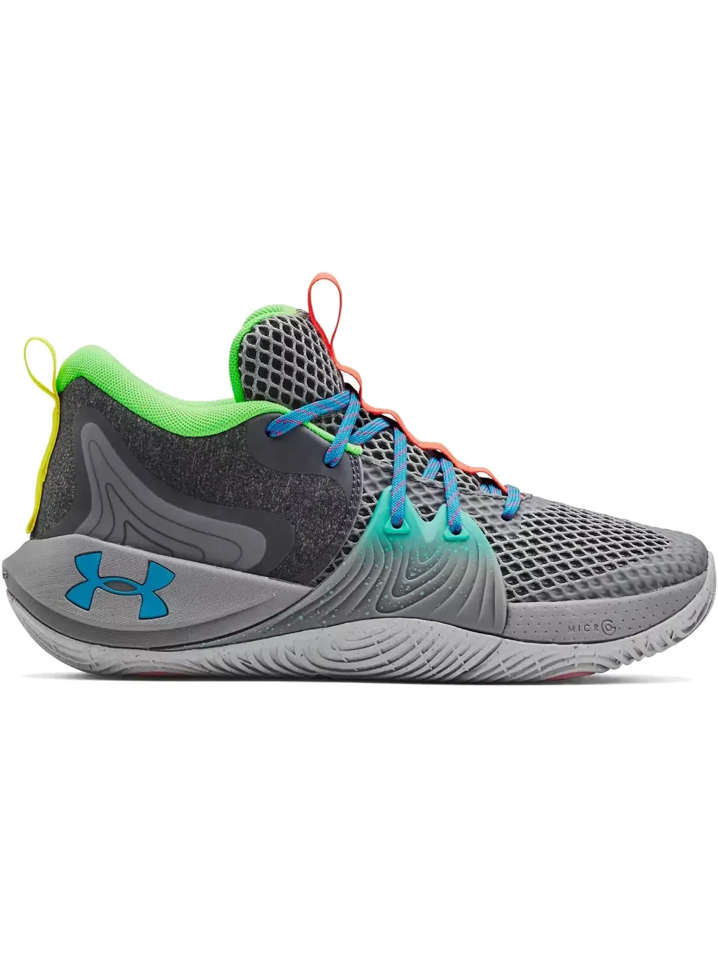 Мужские кроссовки для баскетбола Under Armour Embiid 1 — изображение 1 из 1, серый/синий