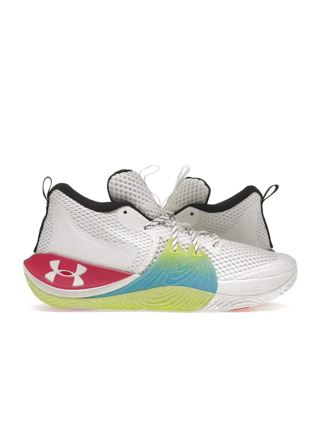 Мужские кроссовки для баскетбола Under Armour Embiid One — изображение 1 из 4, белый/мульти/черный