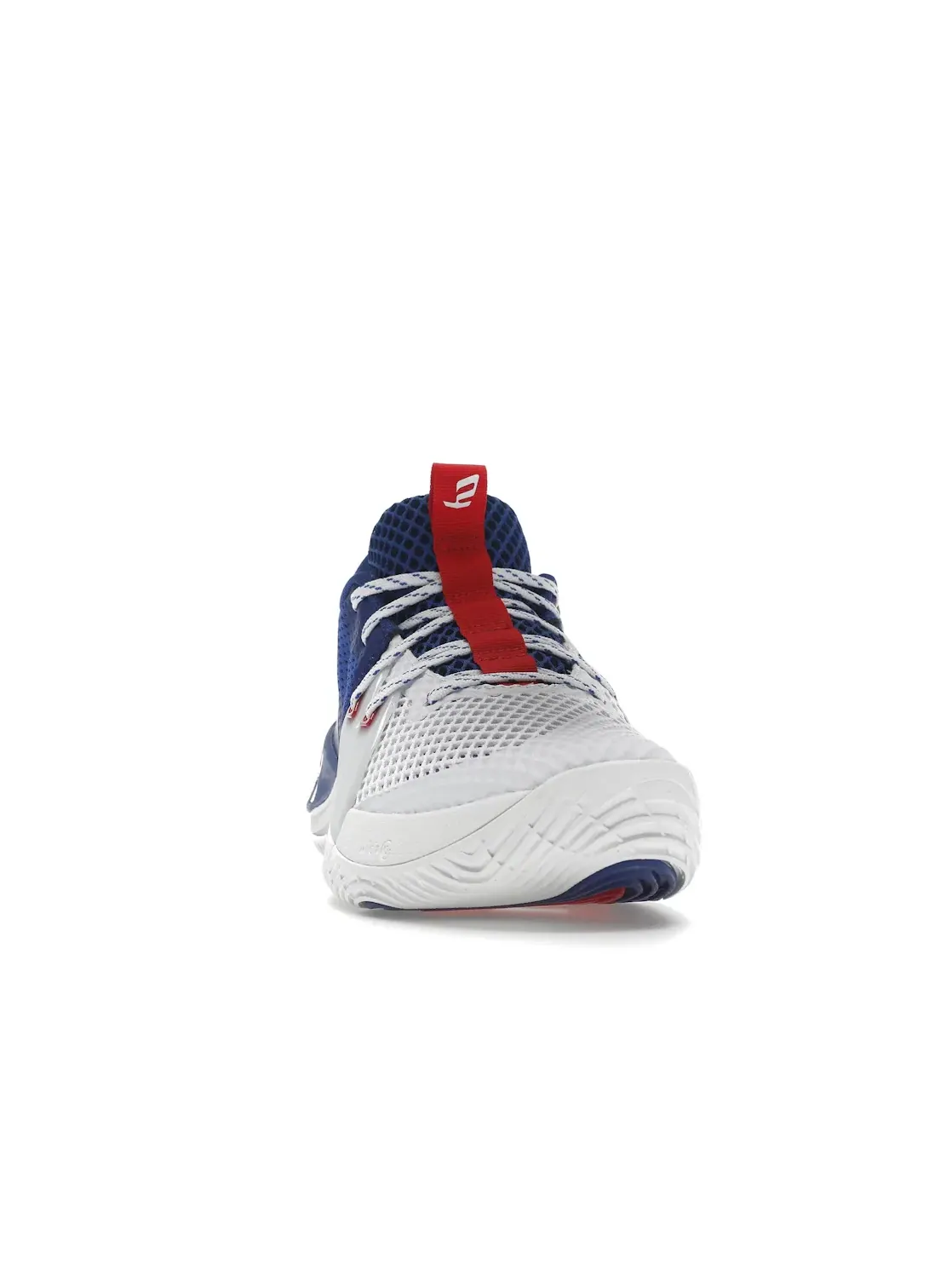 Мужские кроссовки с дизайном Embiid One Under Armour — изображение 2 из 4, белый/синий/красный