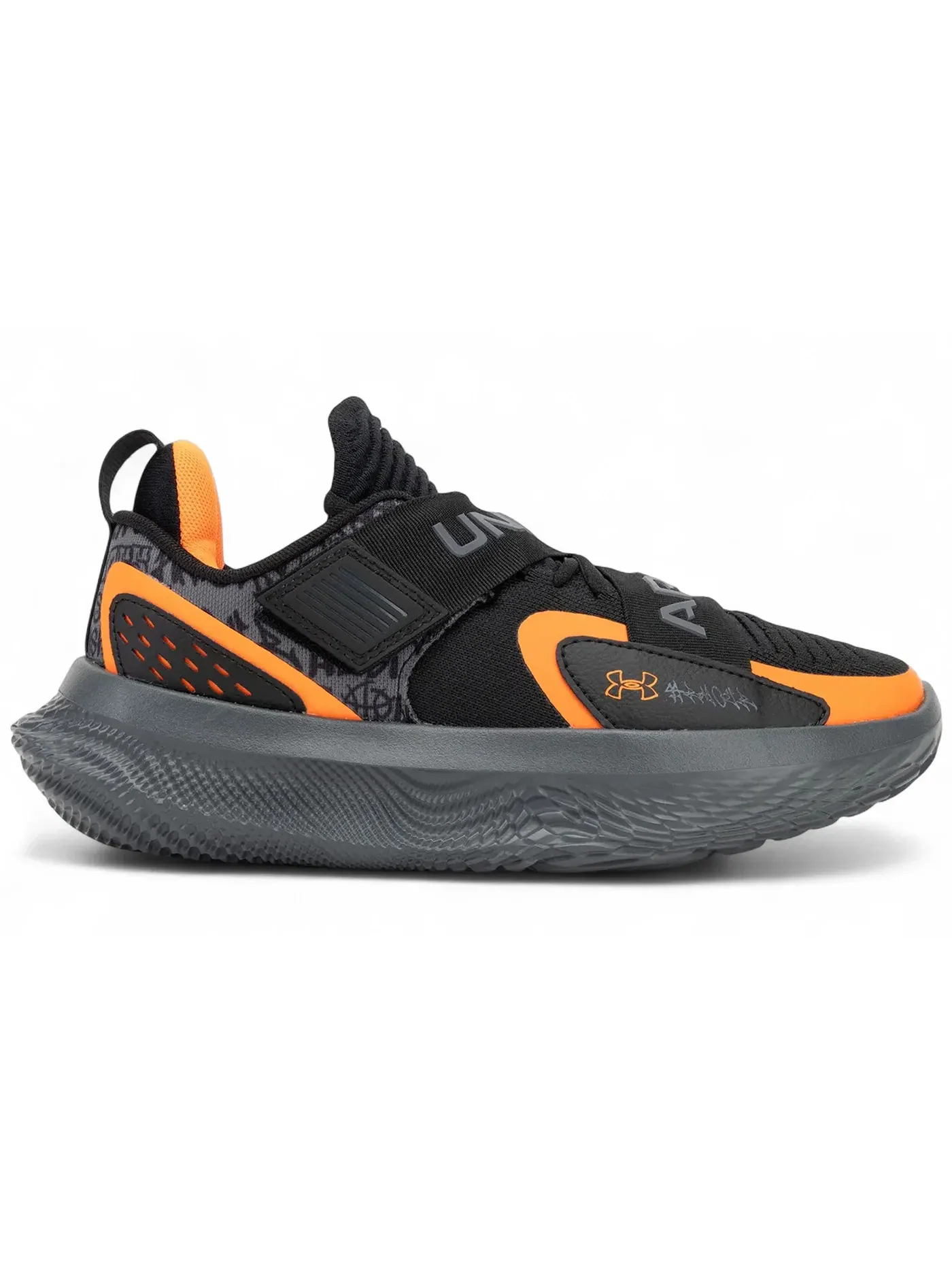 Мужские кроссовки Performance Under Armour Flow FUTR X 4 UAA — изображение 1 из 1, черный оранжевый