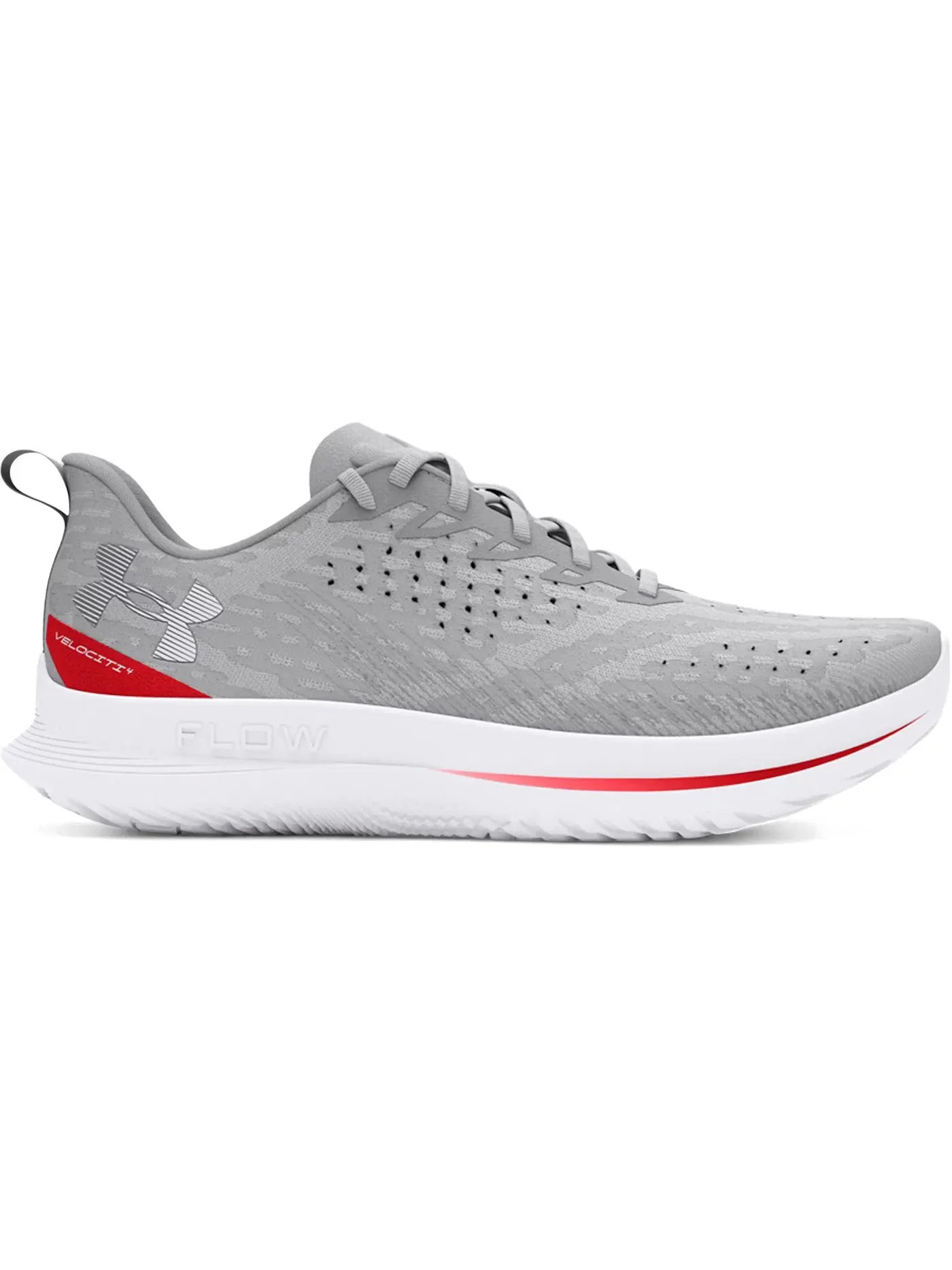 Мужские кроссовки для бега Flow Velociti 4 Under Armour — изображение 1 из 1, серый/красный/белый