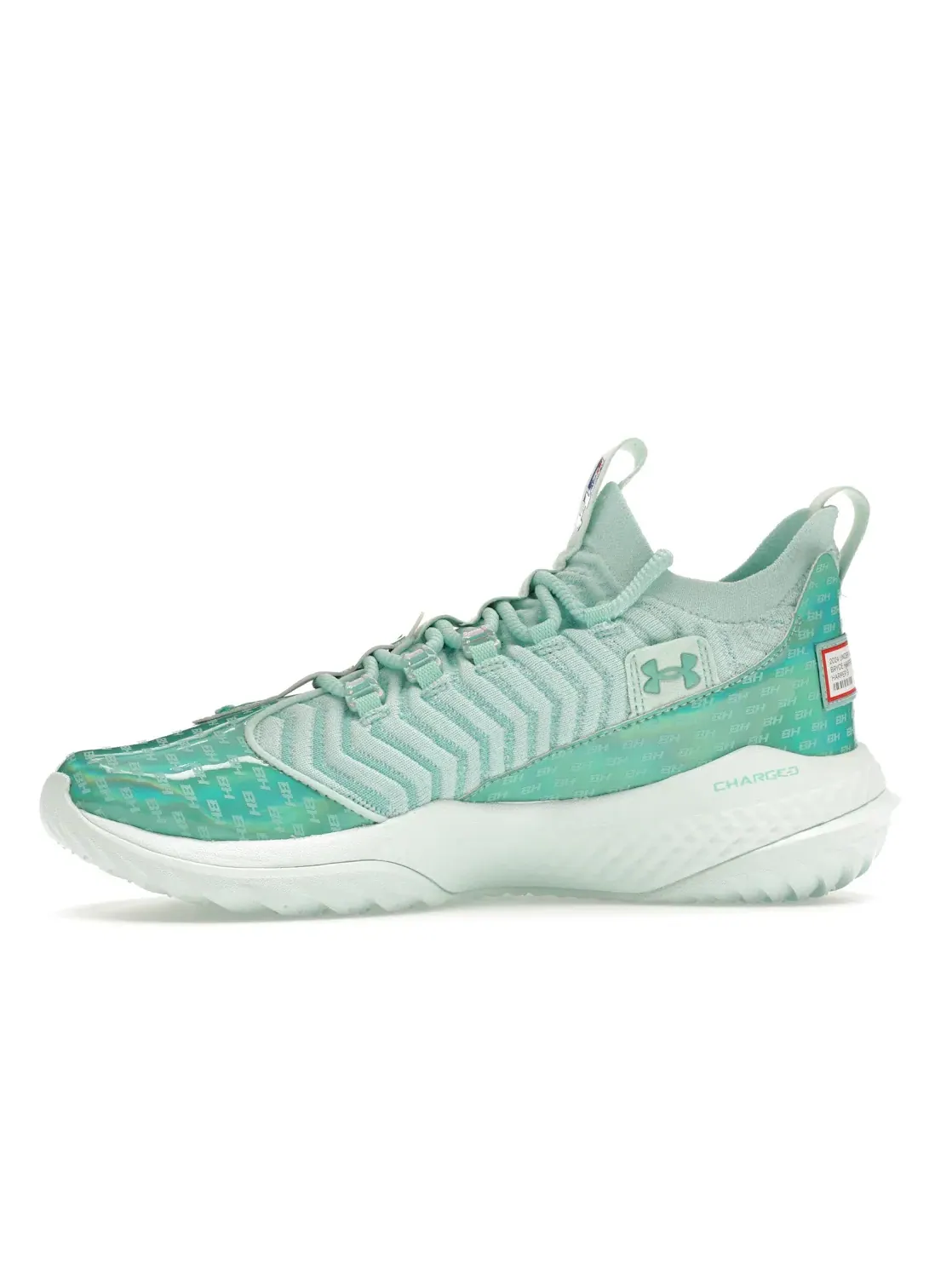 Мужские кроссовки для спорта Under Armour Harper 9 Turf PE — изображение 3 из 4, зеленый/зеленый