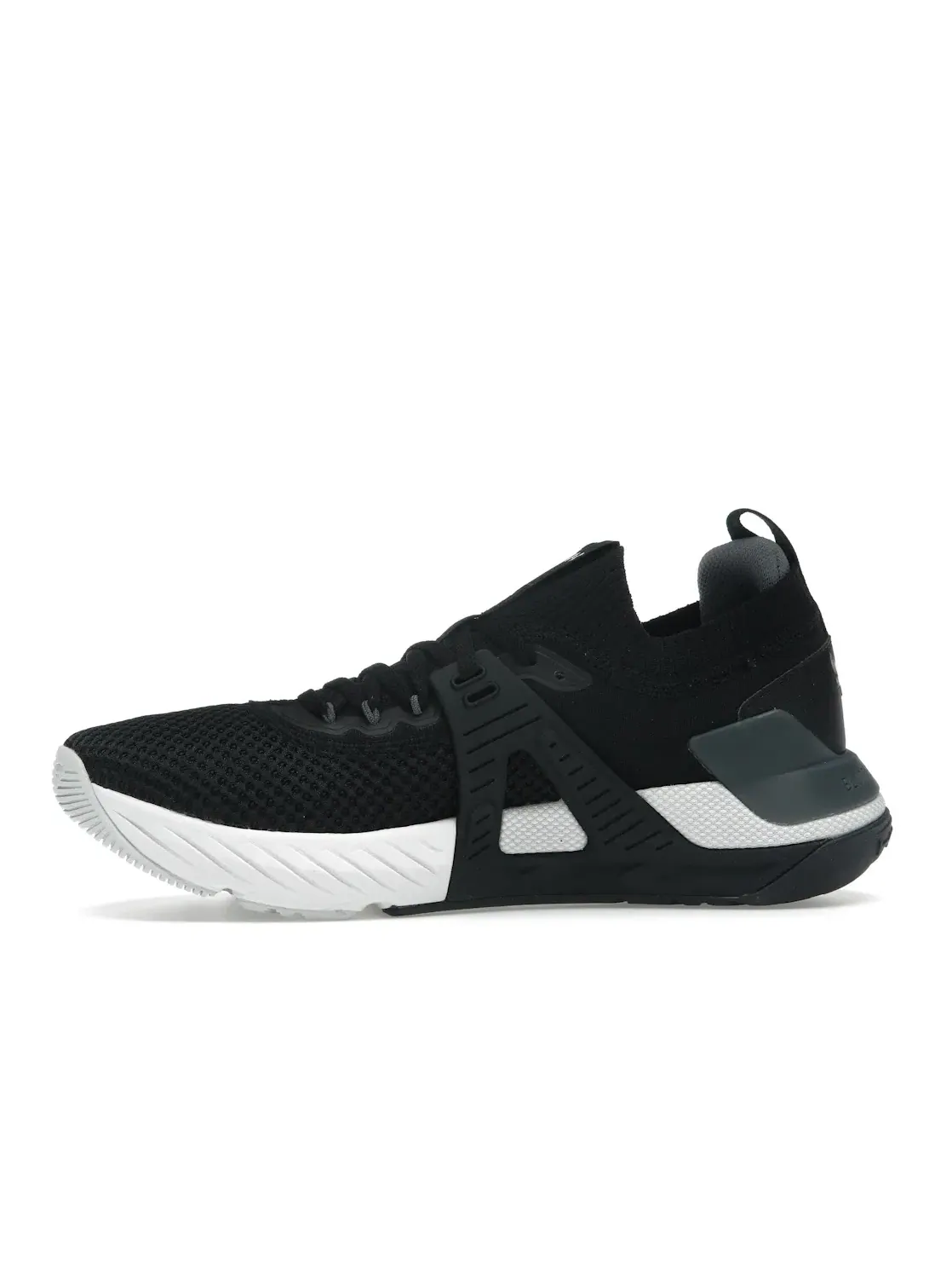 Мужские кроссовки для тренировок Project Rock 4 Under Armour — изображение 3 из 4, черный/белый