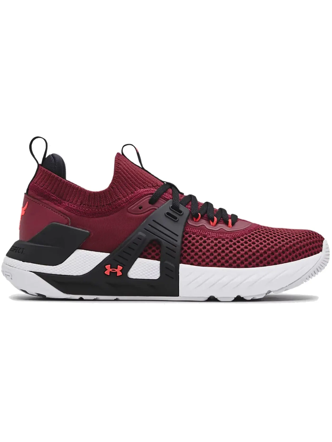 Мужские кроссовки с амортизацией Under Armour Project Rock 4 — изображение 1 из 1, красный/черный